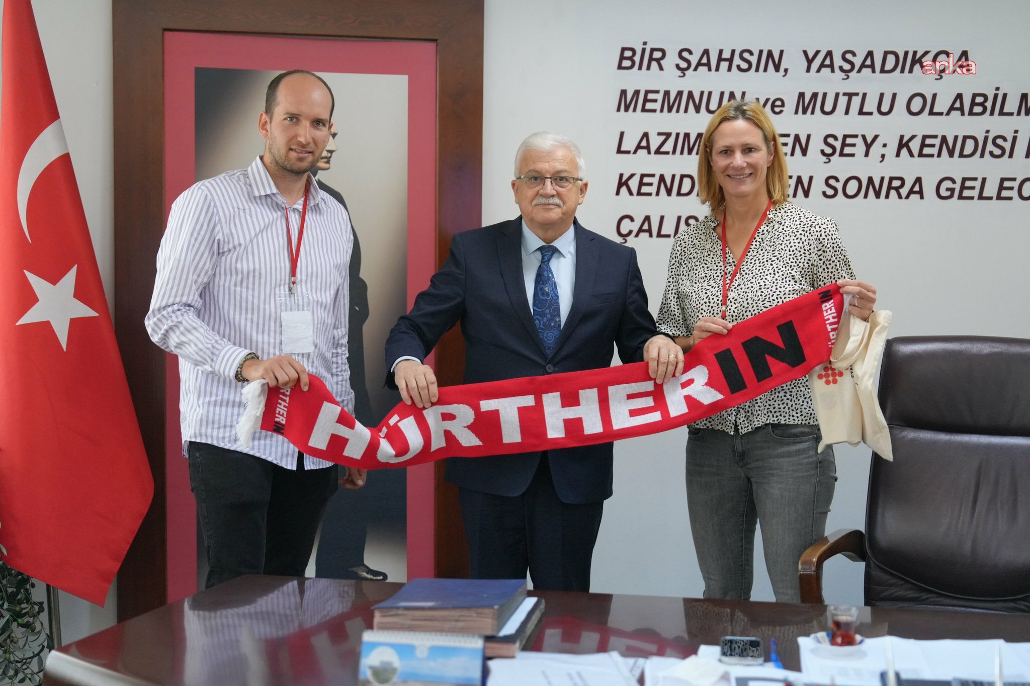 Burhaniye, kardeş şehir Hürth'ten gelen heyeti ağırladı