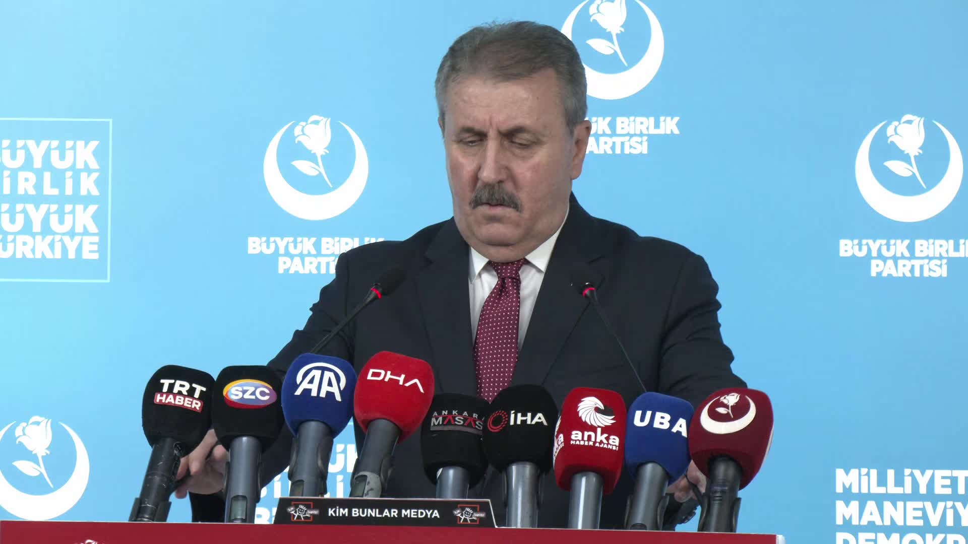 BBP Genel Başkanı Destici: "Bu ülkede Kürt sorunu diye bir sorun yoktur, bu mesele çözülmüştür"
