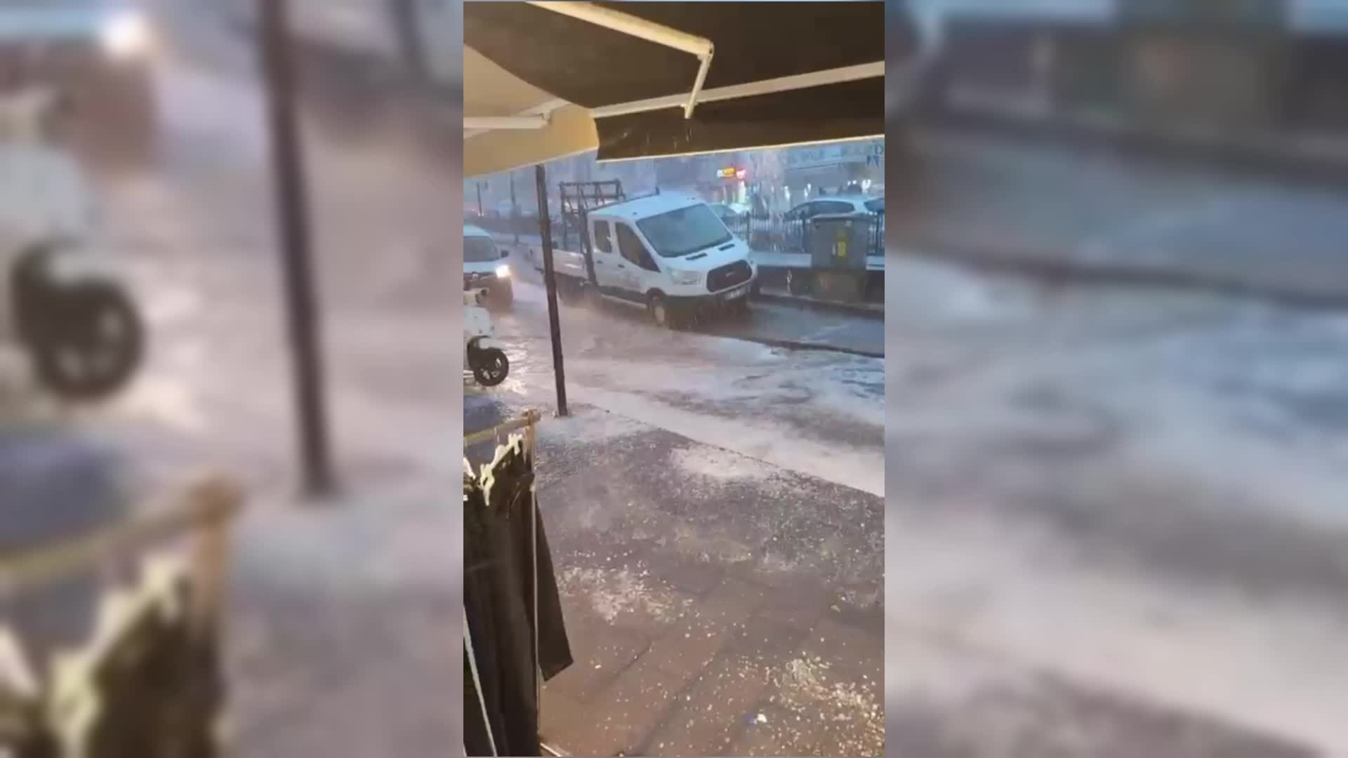 Karadeniz Ereğli'de sağanak ve dolu hayatı felç etti