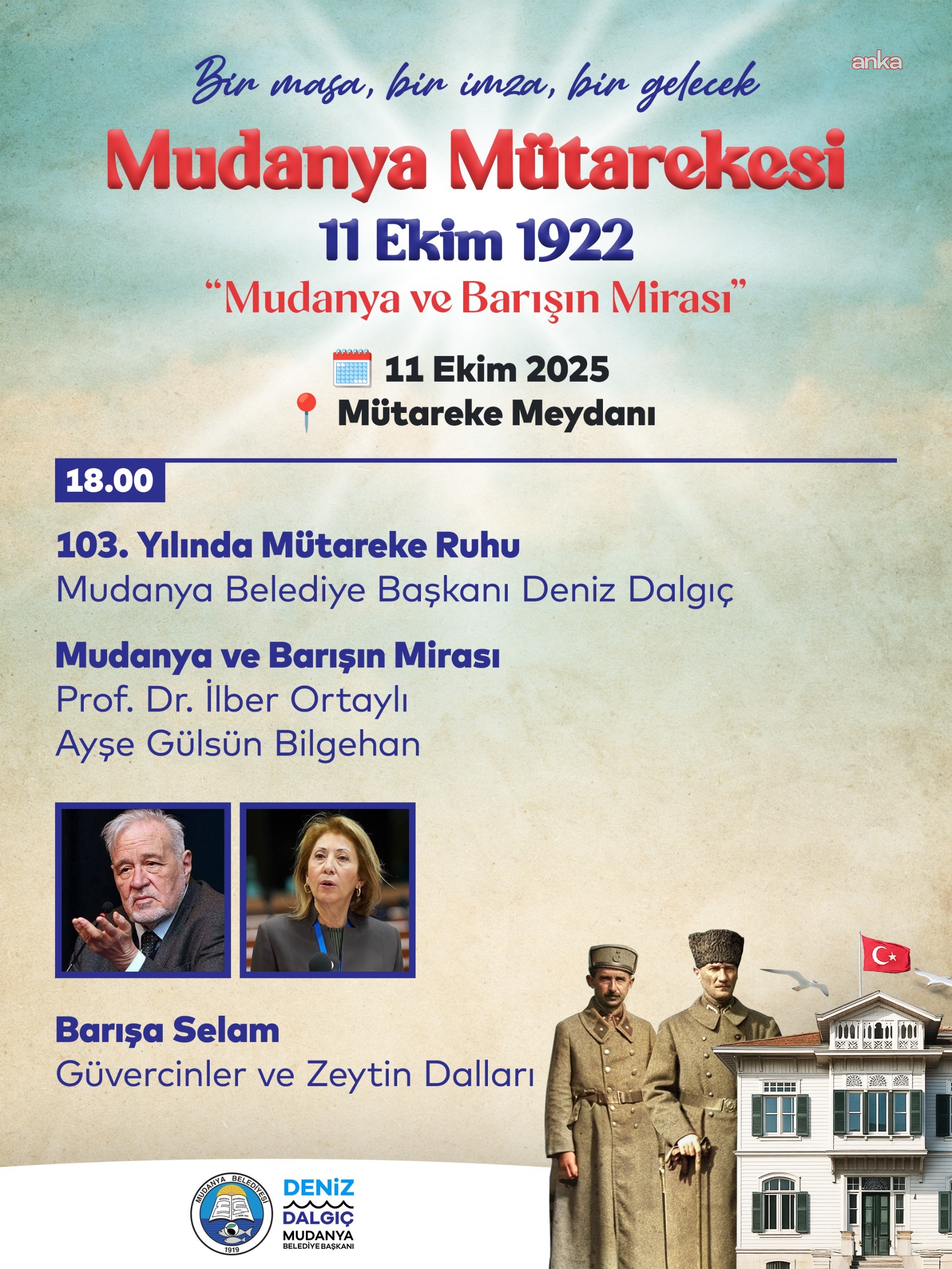 Barışın başkenti Mudanya, 103. yıl coşkusuna hazır