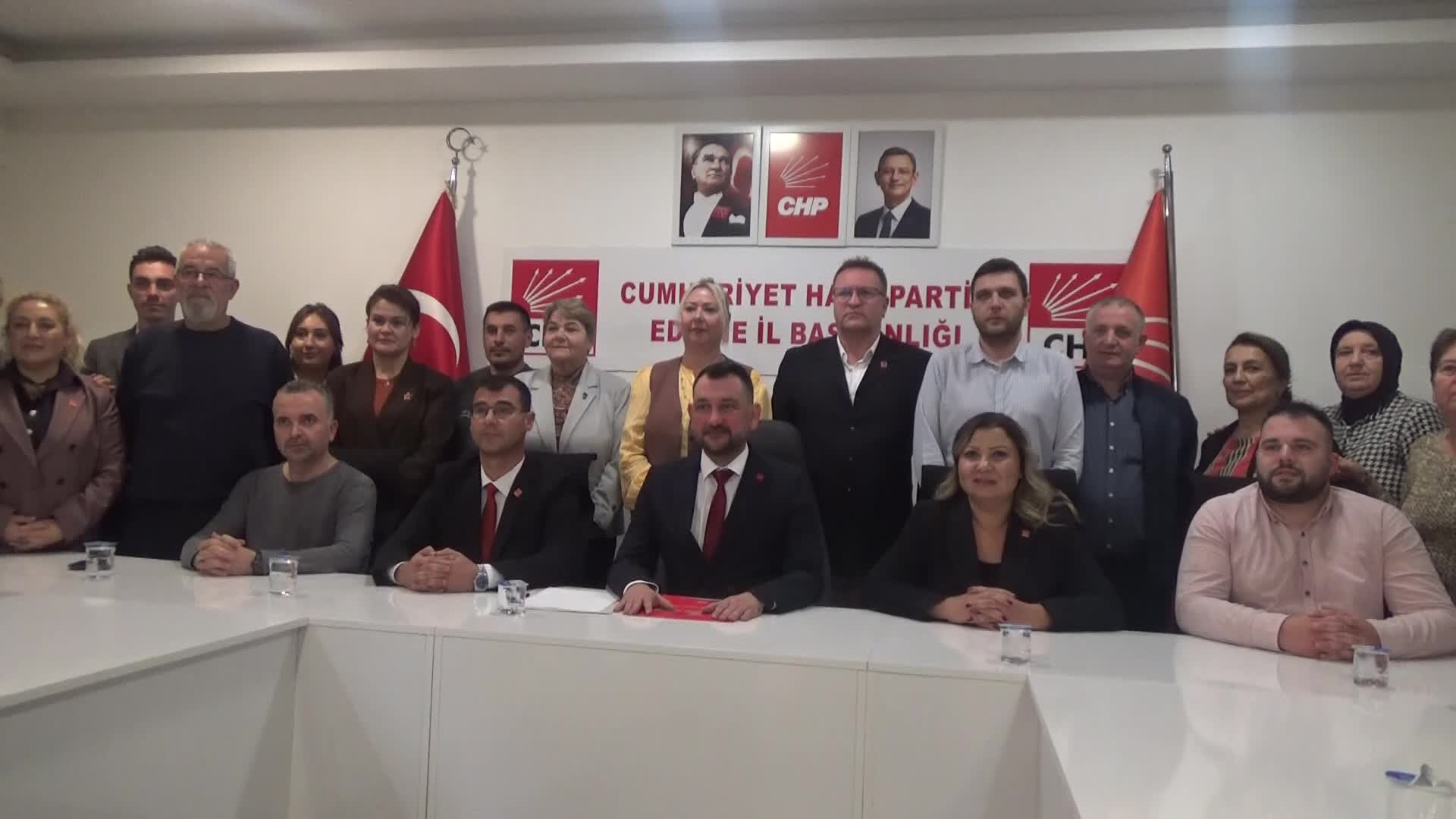 CHP Edirne İl Başkanı Saç’tan "su" açıklaması: "Edirne, siyasi hesapların oyuncağı değildir"