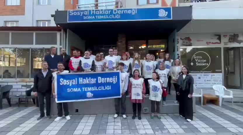 10 Ekim Ankara Gar Katliamı'nda hayatını kaybedenler Soma'da anıldı