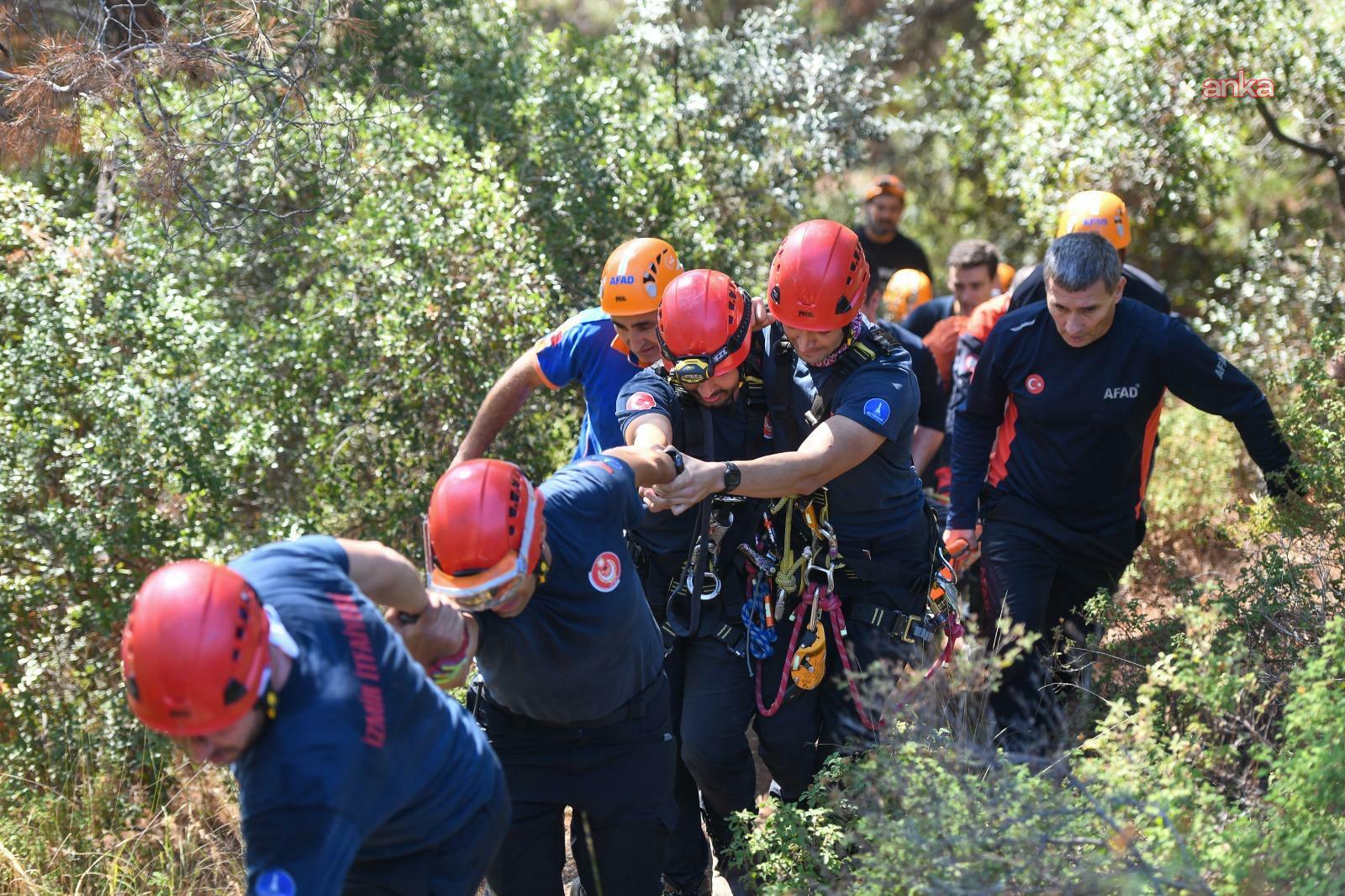 İzmir İtfaiyesi’nden Balçova Terapi Ormanları’nda kurtarma operasyonu