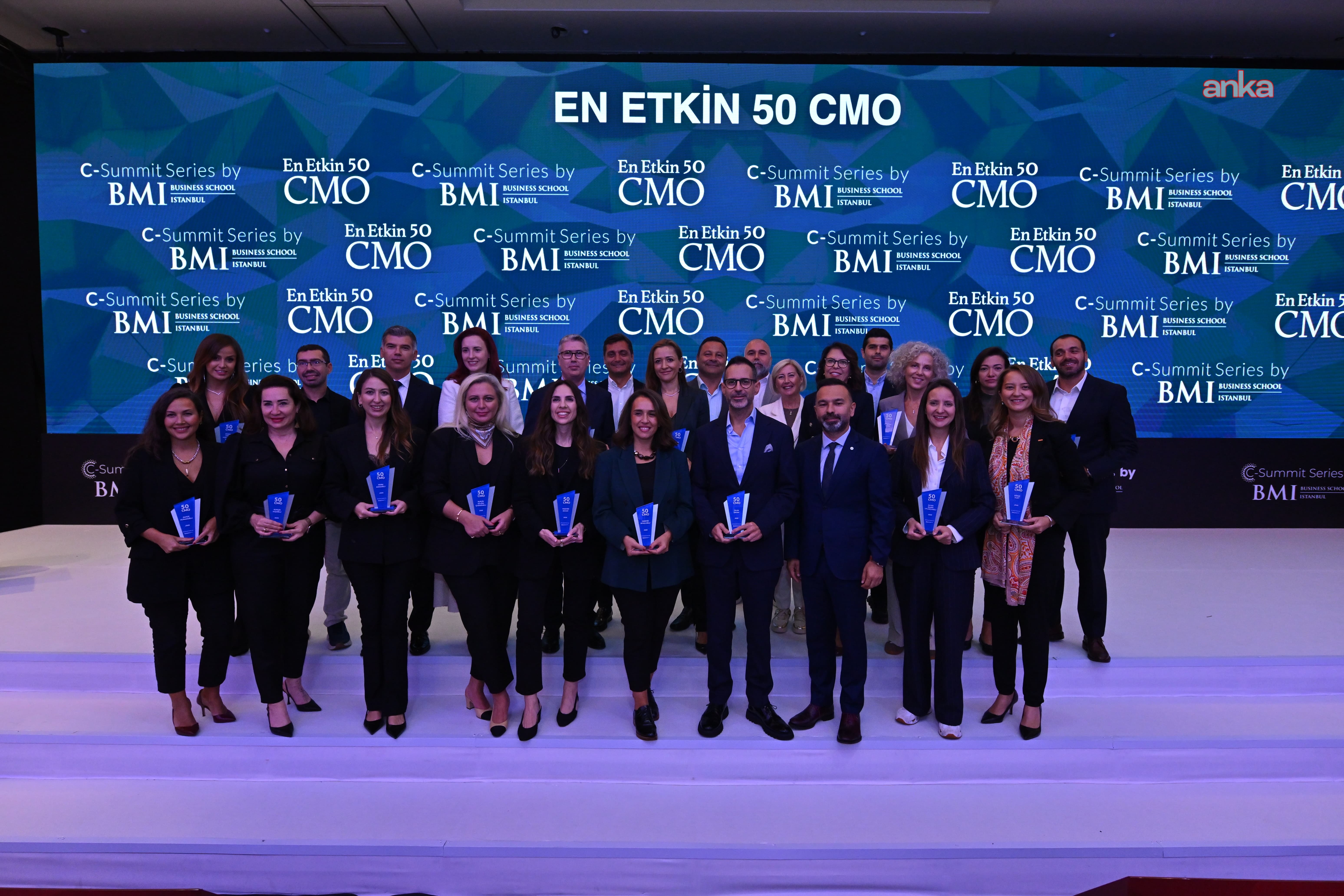 Türkiye’nin ‘En Etkin 50 Pazarlama Lideri’, ödüllerini aldı