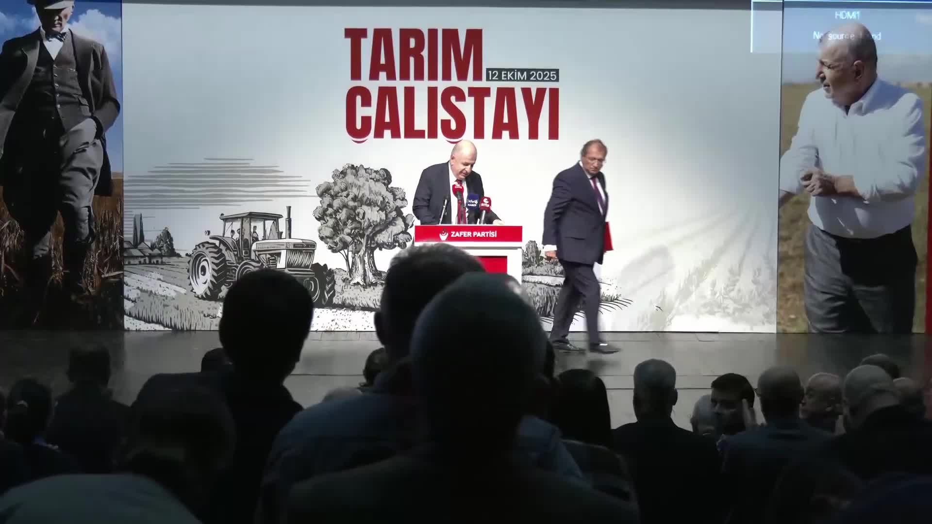 Zafer Partisi'nin Tarım Çalıştayı... Ümit Özdağ: "Tarım Bakanlığı'nın tekrar Türk milletine ait olması gerekiyor"