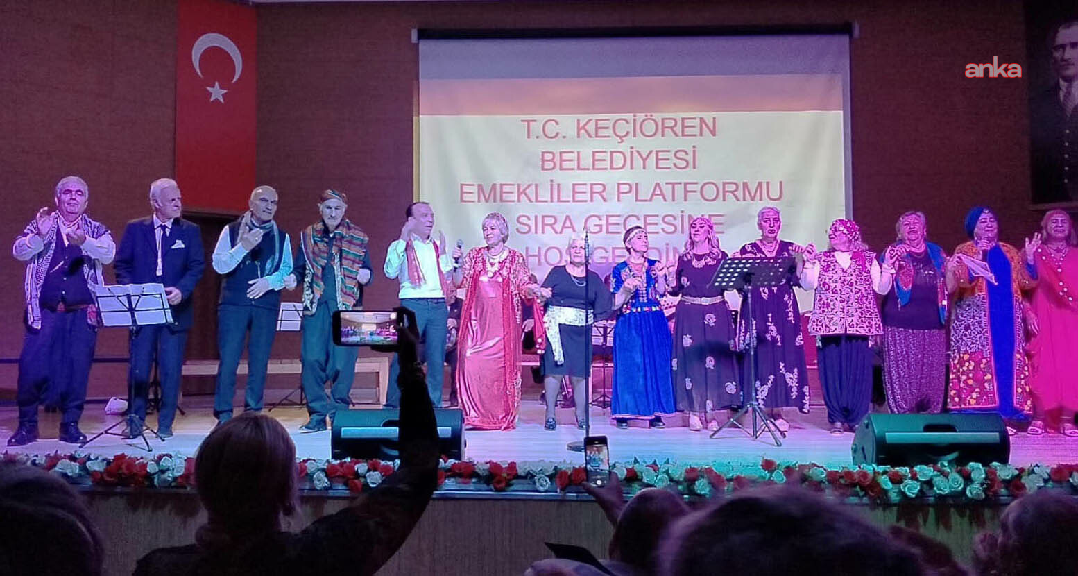 Keçiören Belediyesi Emekliler Platformu'ndan “sıra gecesi” buluşması