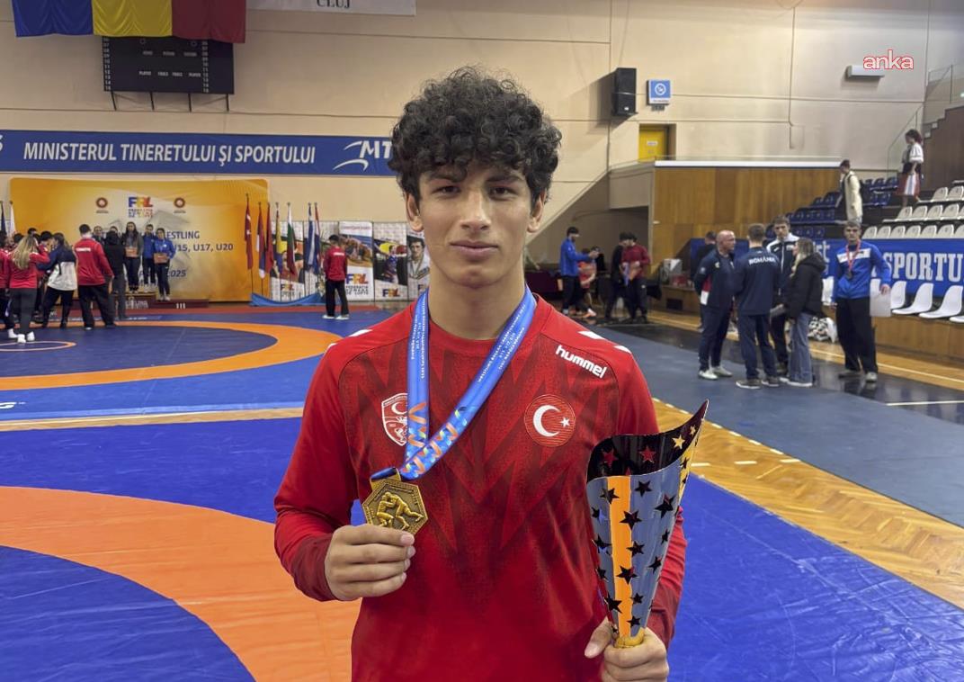 Bursa Büyükşehir Belediyesporlu güreşçi Balkan şampiyonu oldu