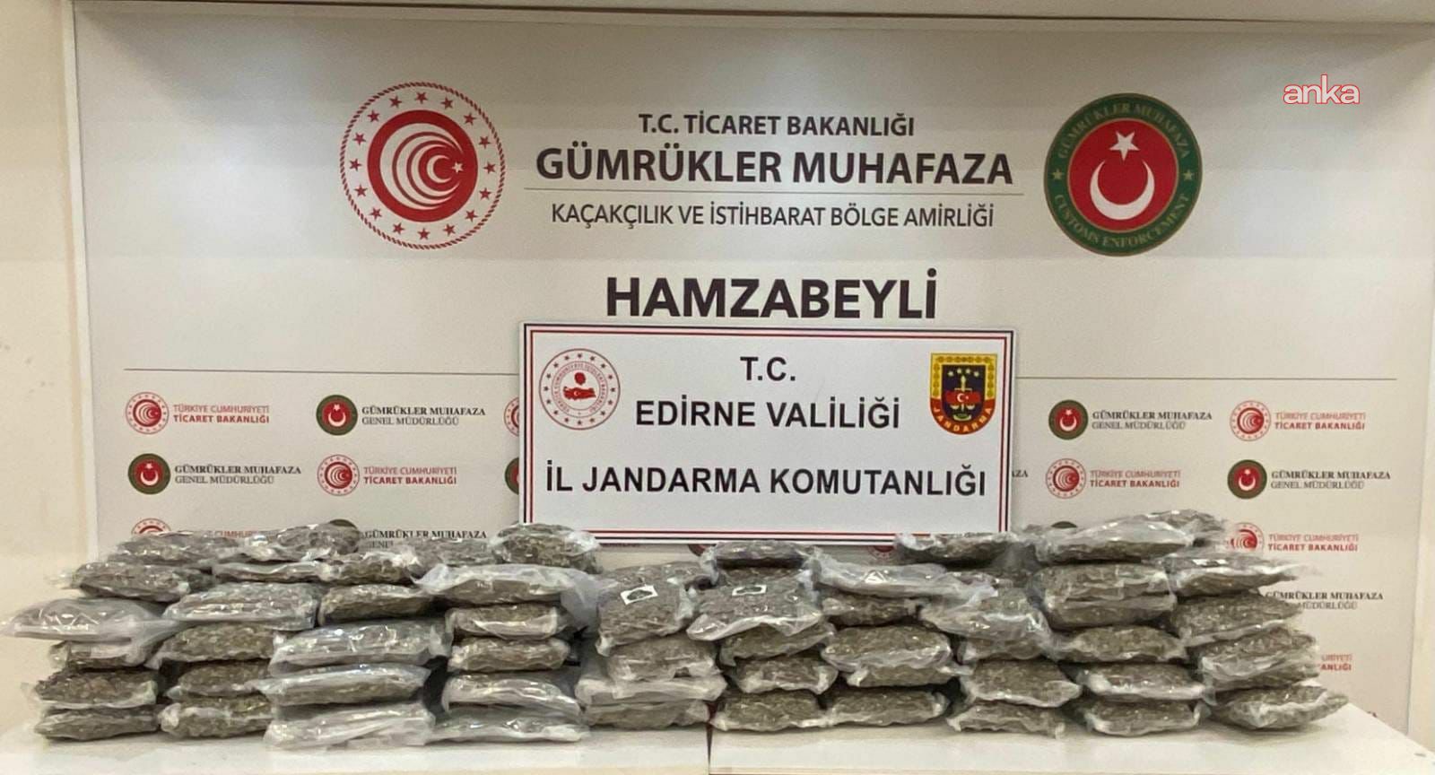Edirne’de uyuşturucu operasyonu... Sahte basın kartıyla yakalandı