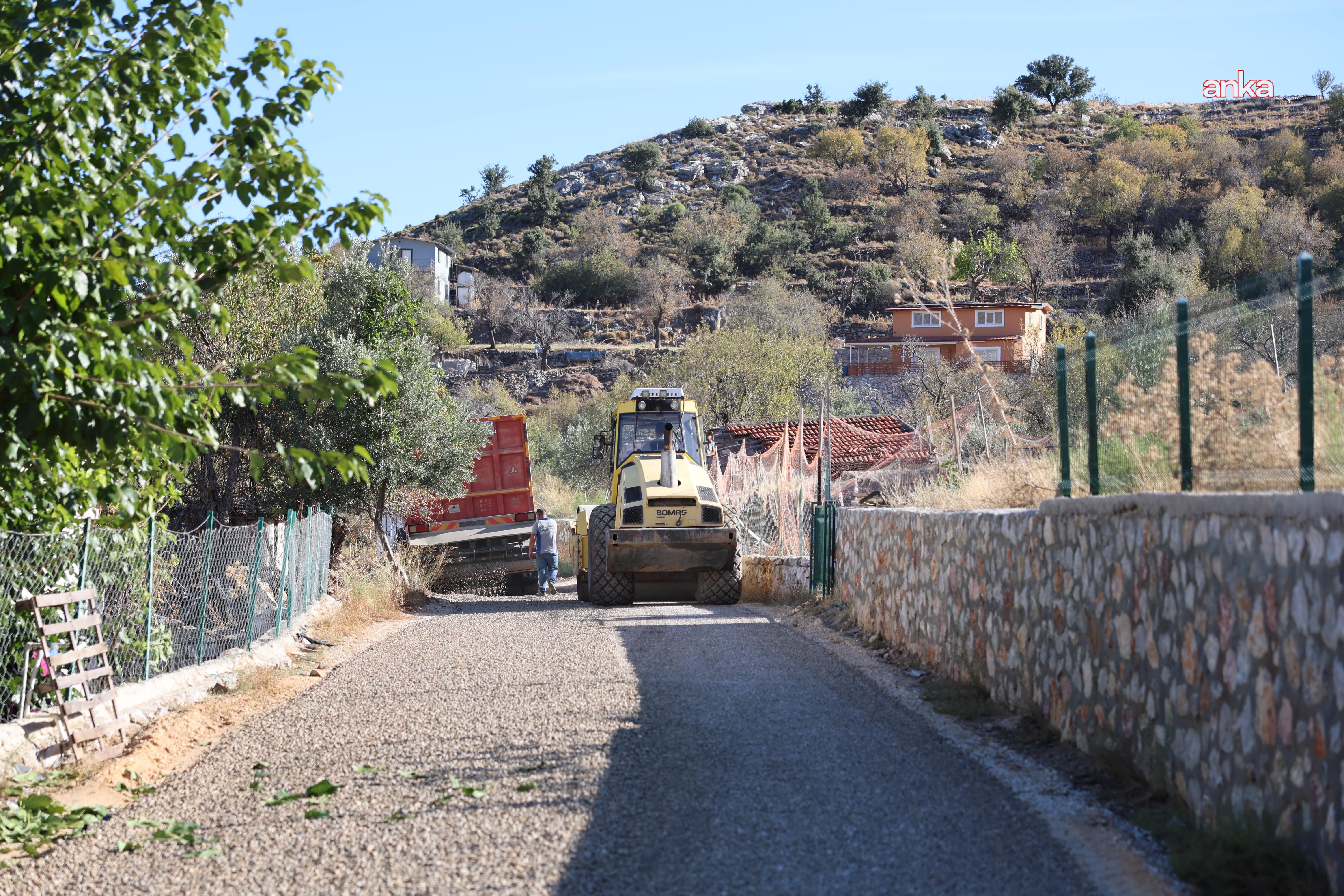 Marmaris Belediyesi, Bozburun’da 10 bin metrekarelik yol çalışmasını tamamladı
