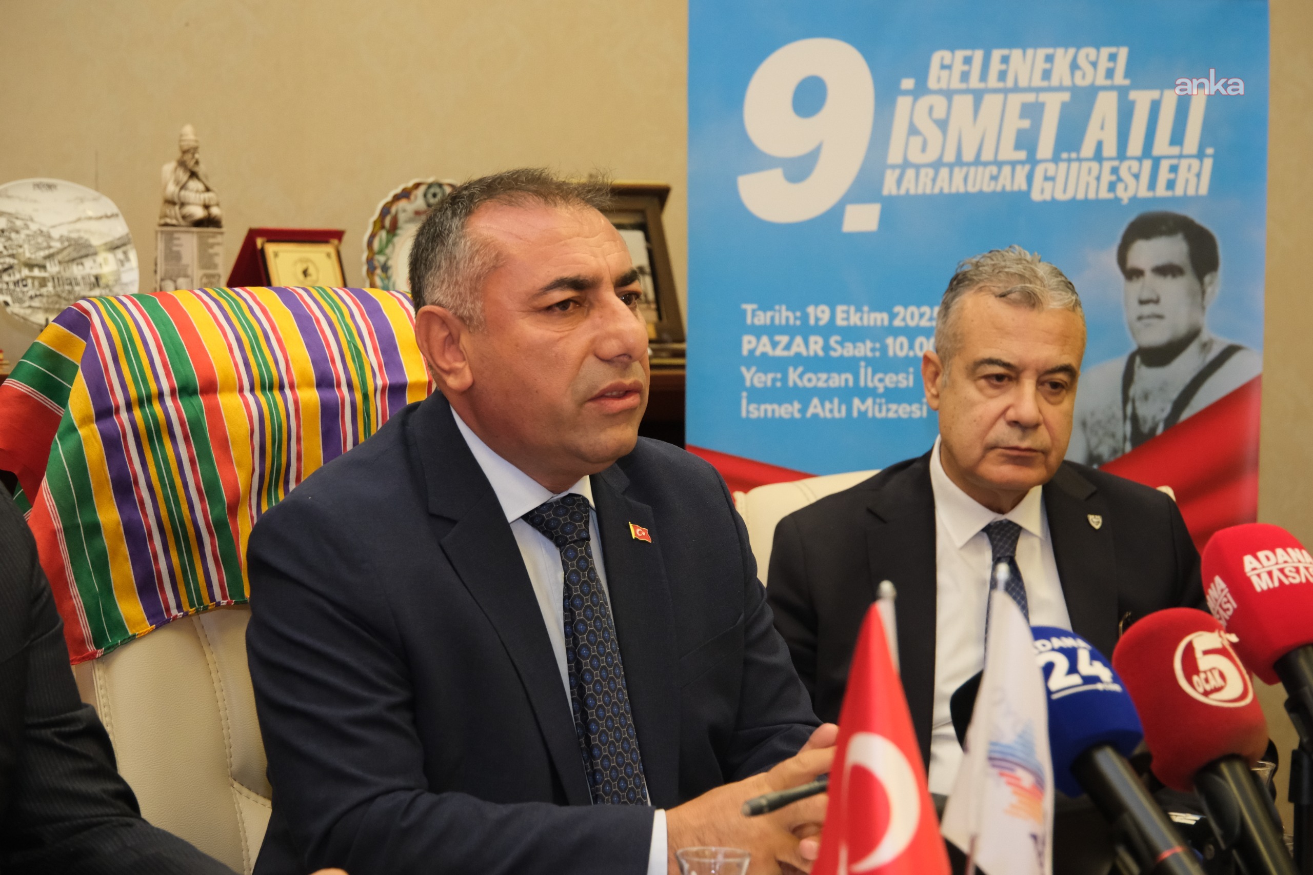 Adana'da yapılacak "İsmet Atlı Karakucak Güreşleri" için geri sayım başladı