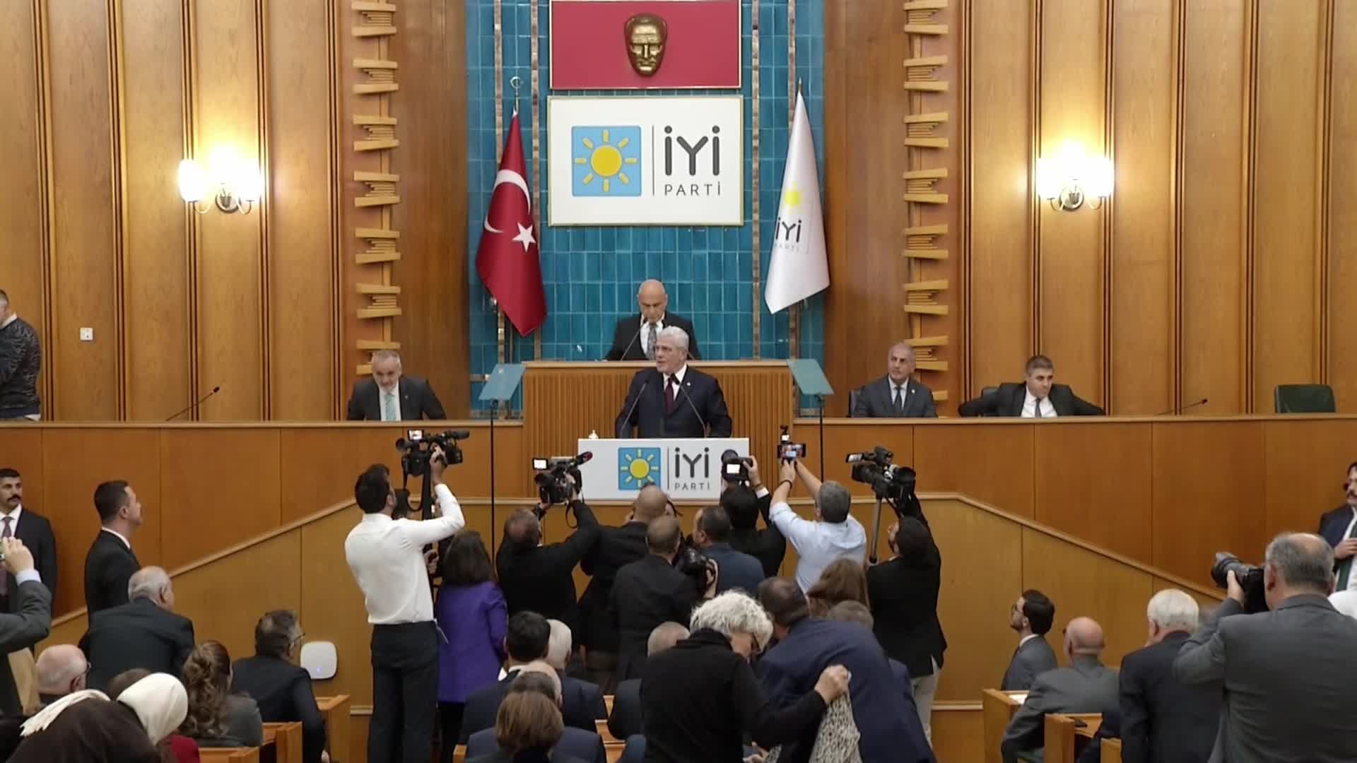 İYİ Parti Grup Toplantısı... Dervişoğlu: "Gazze'de Türkiye’yi temsilen seçilecek görevli, TBMM onayıyla belirlenmeli"