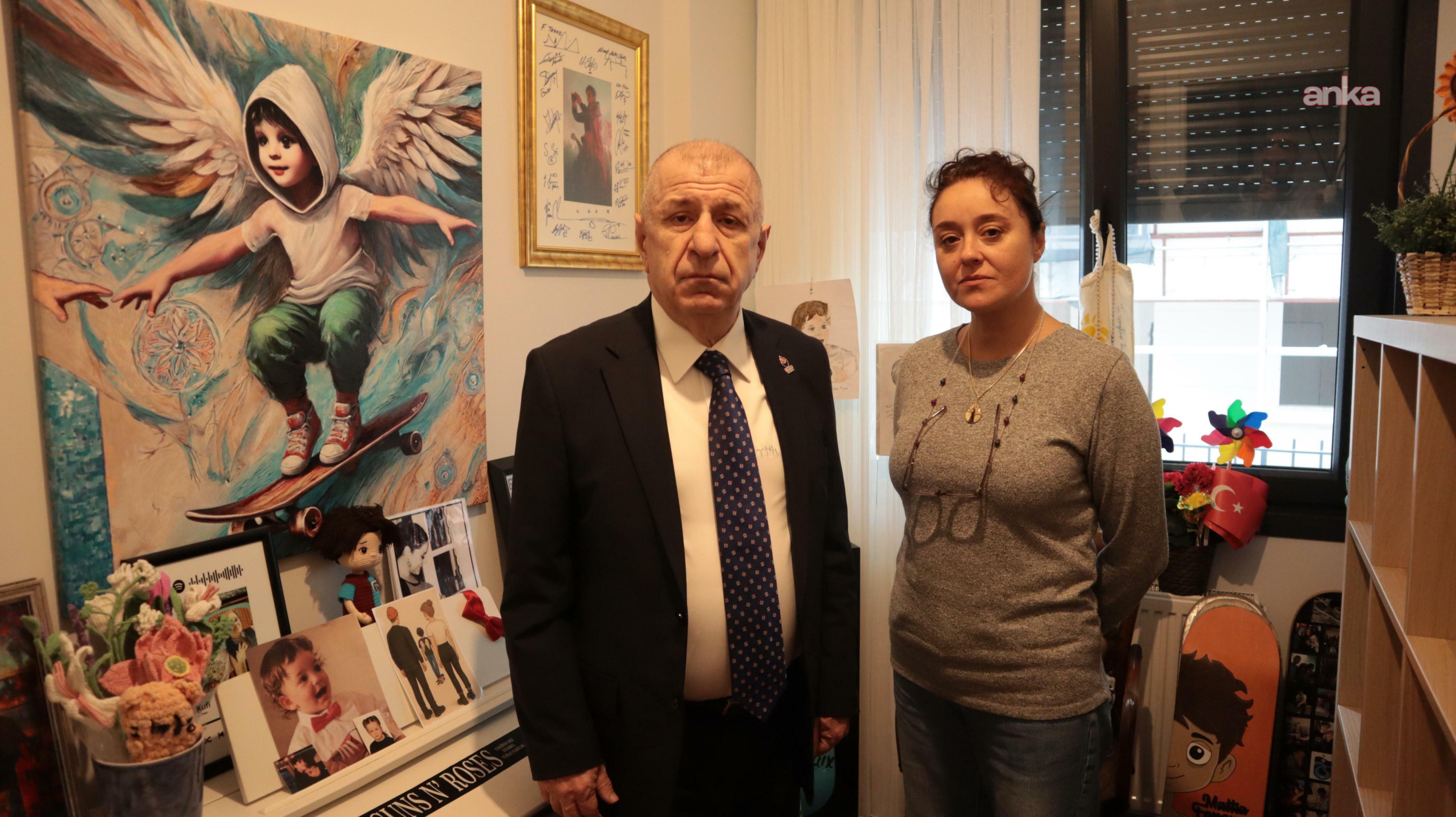 Ümit Özdağ'dan, Mattia Ahmet Minguzzi'nin annesine ziyaret