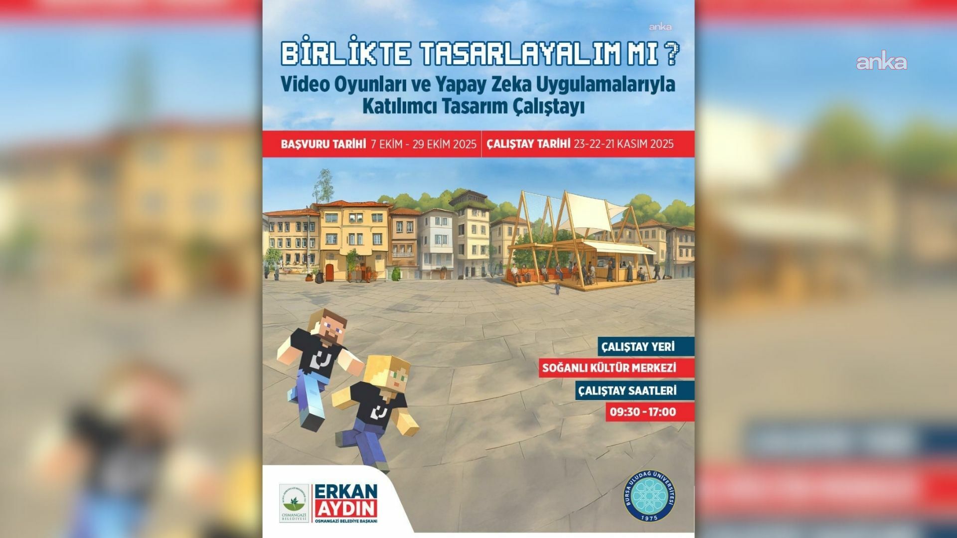 Osmangazi Belediyesi’nden yenilikçi tasarım çalıştayı