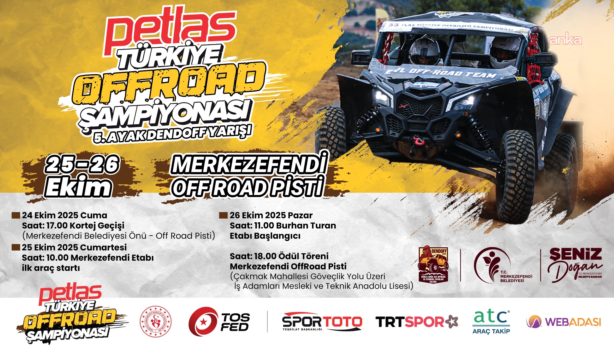 Merkezefendi OFF-ROAD Şampiyonası'na hazır