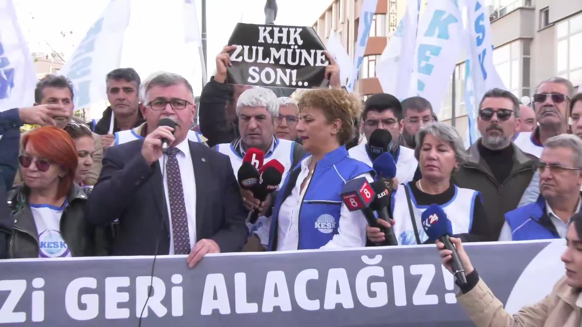 KESK Eş Genel Başkanı Ayfer Koçak: "Barışın inşa edilmesi, o ülkede yaşayan halkların, emekçilerin ortak yaşamı ve gönüllü birlikteliğiyle kurgulanabilir"