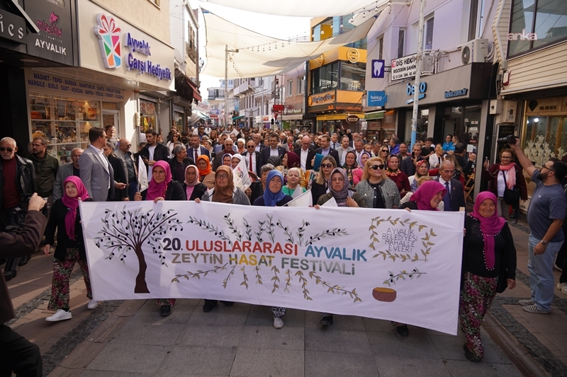 20’nci Ayvalık Uluslararası Zeytin Hasat ve Turizm Festivali,  başladı