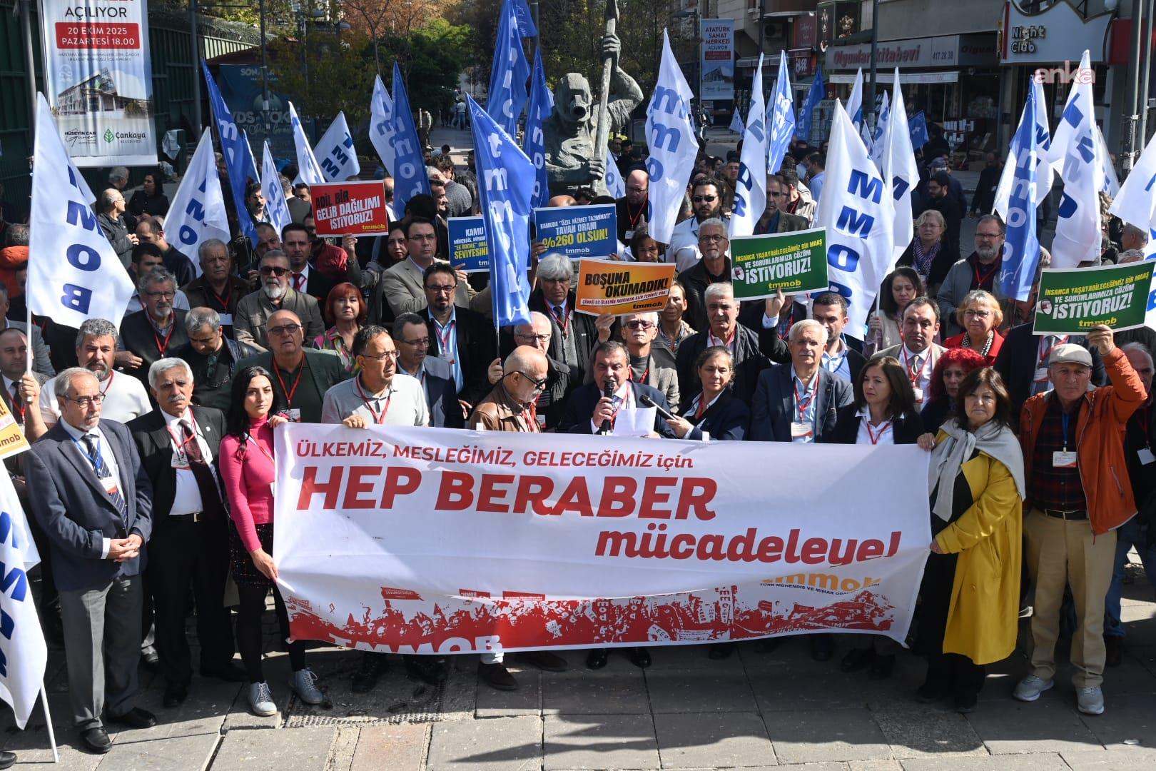 TMMOB, “Mühendis, Mimar ve Şehir Plancılarının Güncel Sorunları ve Çözüm Önerileri Kurultayı" düzenledi