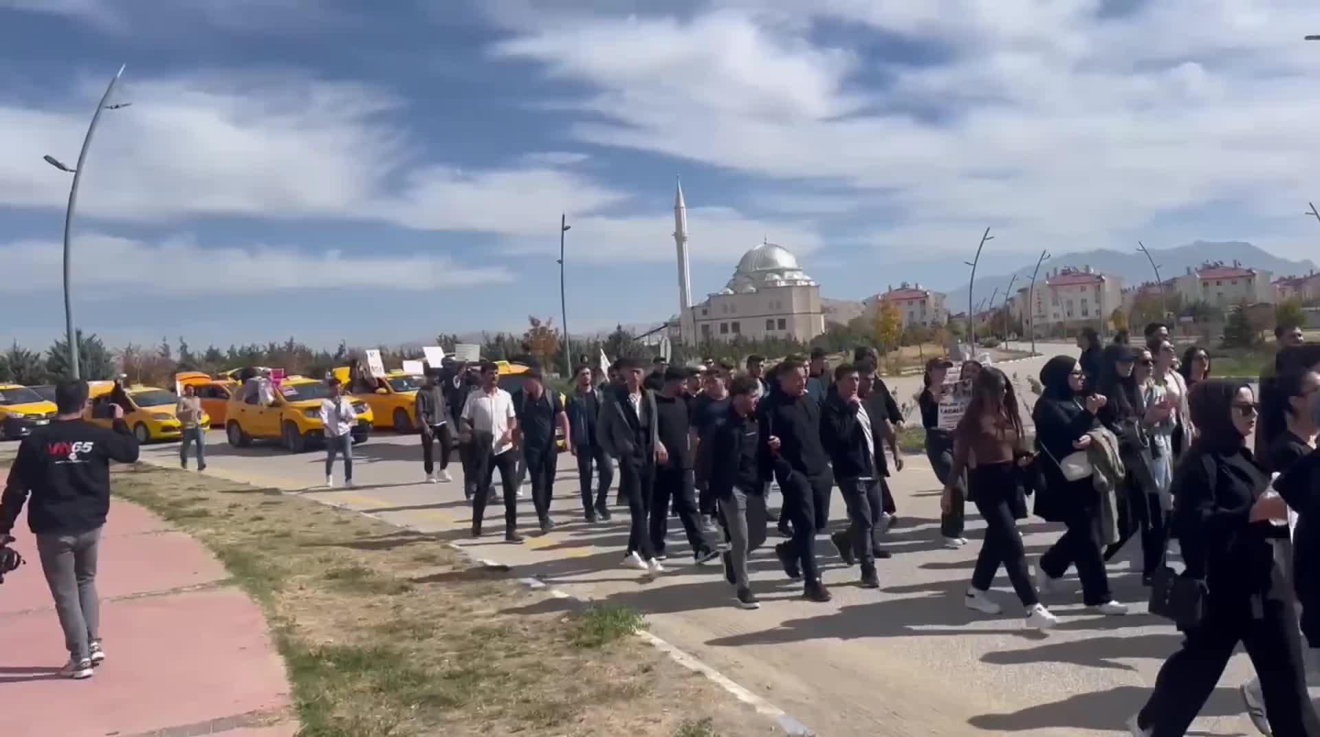 Van’da Rojin Kabaiş için yapılan eyleme taksicilerden destek... "Yaşama hakkı alçakça elinden alınmış bir kadın için buradayız"
