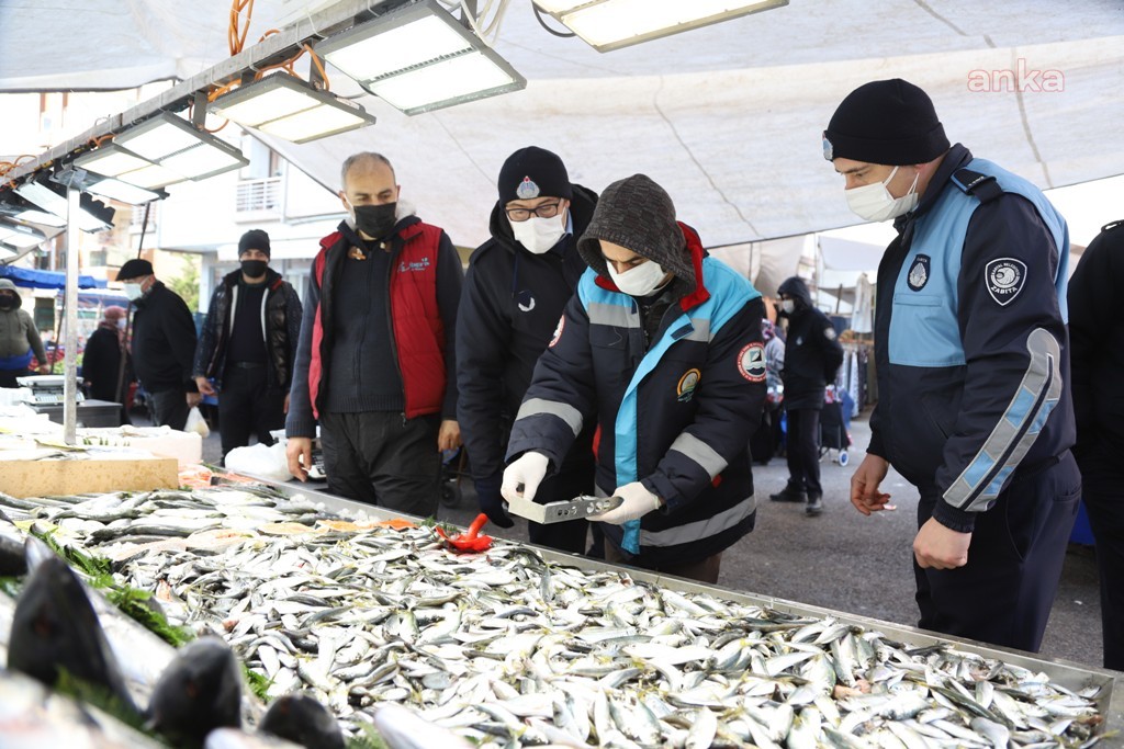 KARTAL BELEDİYESİ'NDEN BALIK TEZGAHLARINDA DENETİM