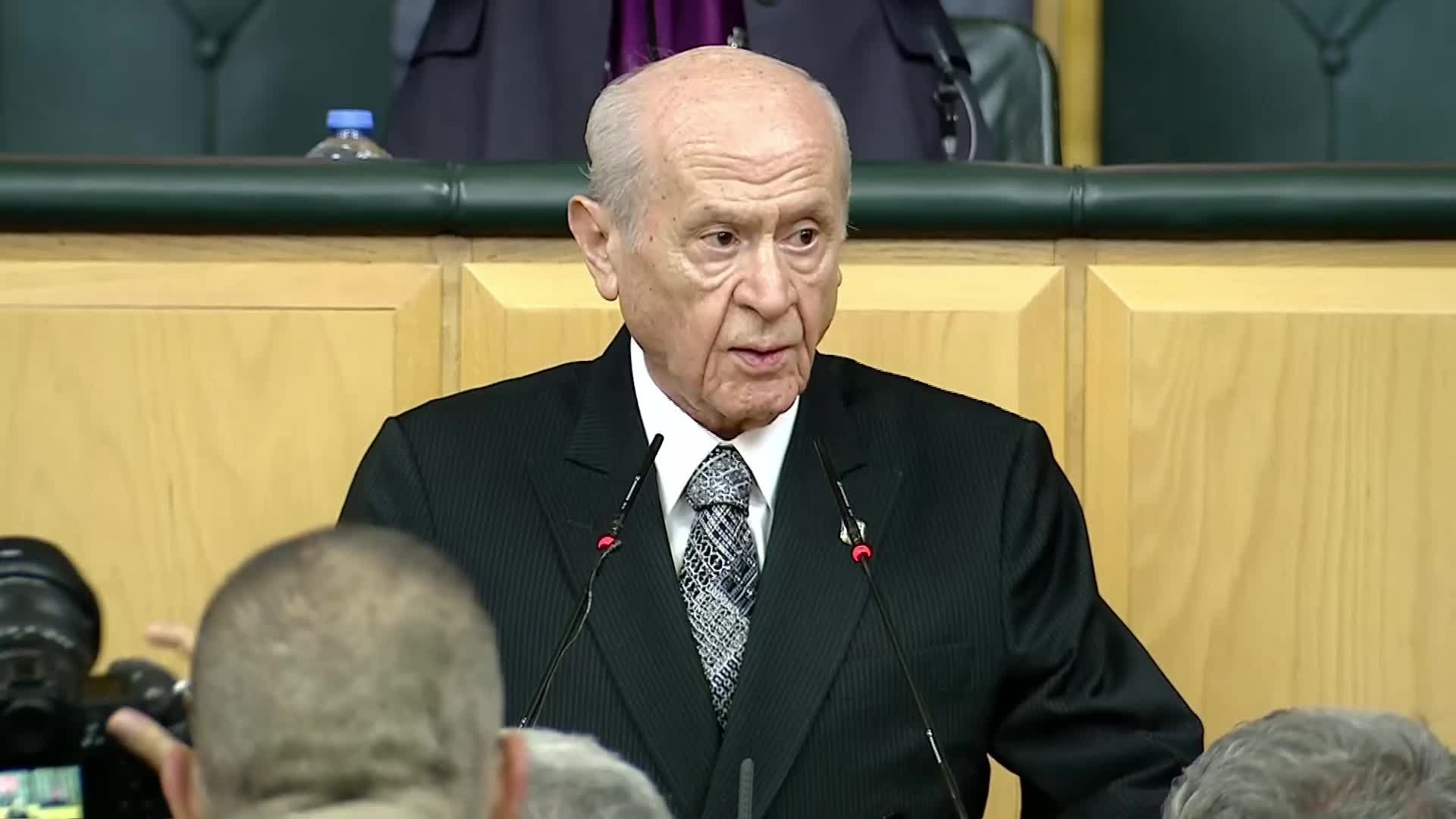 MHP grup toplantısı...  Devlet Bahçeli: “81 Düzce’den sonra 82’nin Kuzey Kıbrıs Türk Cumhuriyeti olması artık hayat memat konusu haline gelmiştir"