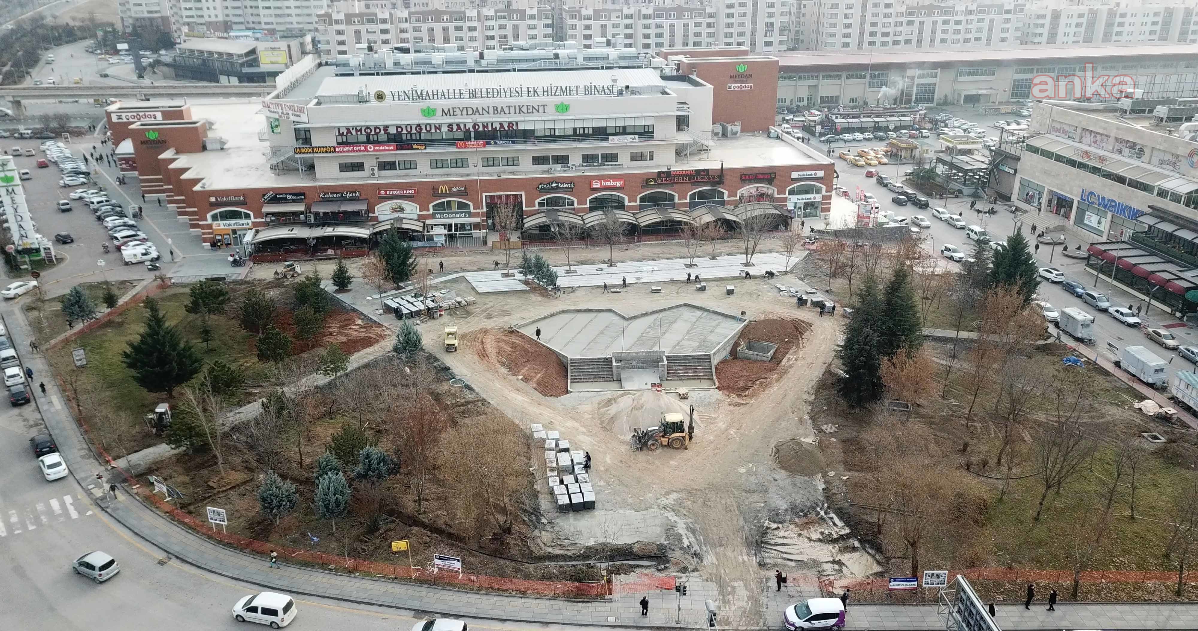 YENİMAHALLE BELEDİYESİ, KARAYALÇIN MEYDANI'NDA SONA GELDİ
