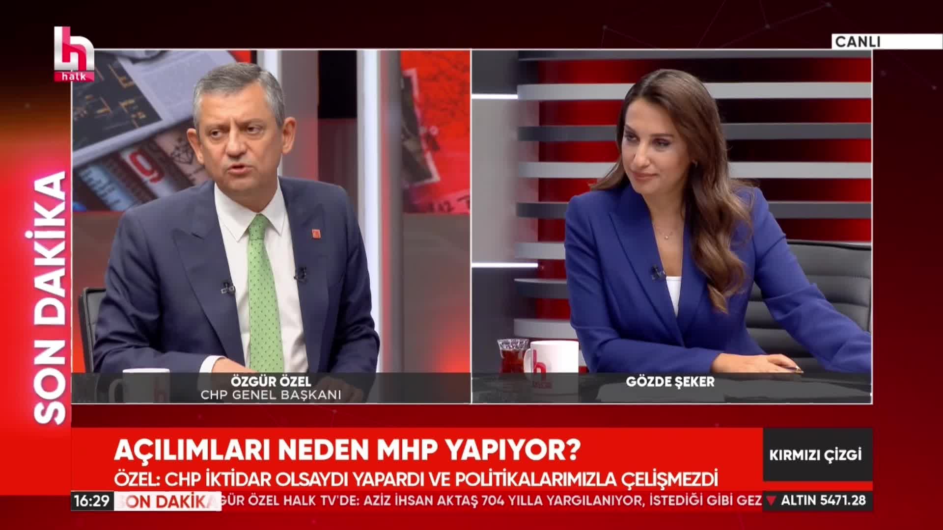 Özgür Özel: "Zamanı gelmiş bir değişimin önünde kimse duramaz. Bu Kıbrıs'ta da böyle, yarın öbür gün Türkiye'de de böyle olacak"