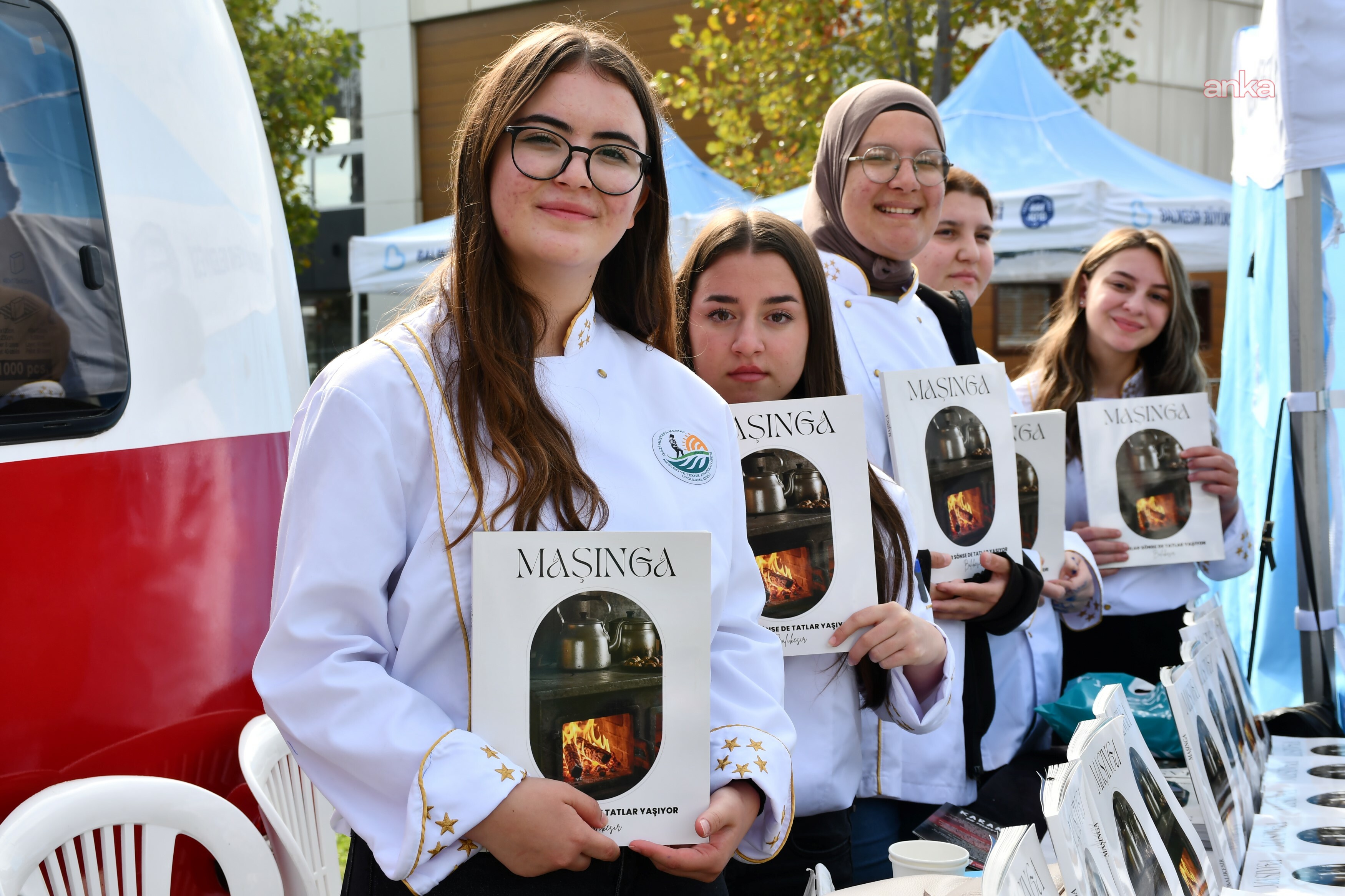 Liseli gençlerden 1. Balıkesir Kitap Fuarı'na lezzetli dokunuş