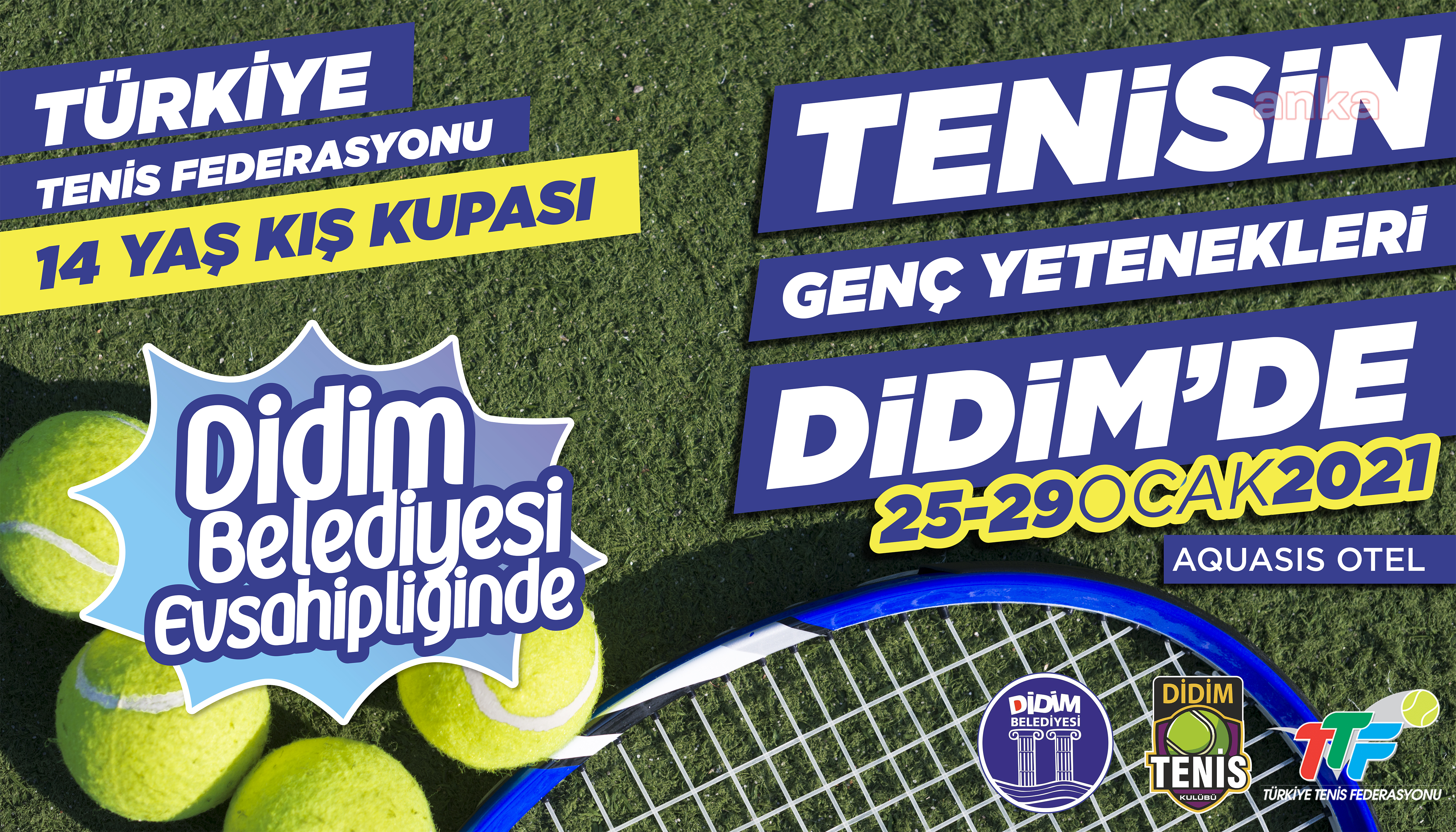 GELECEĞİN ŞAMPİYON TENİSÇİLERİ, DİDİM’DE BULUŞUYOR