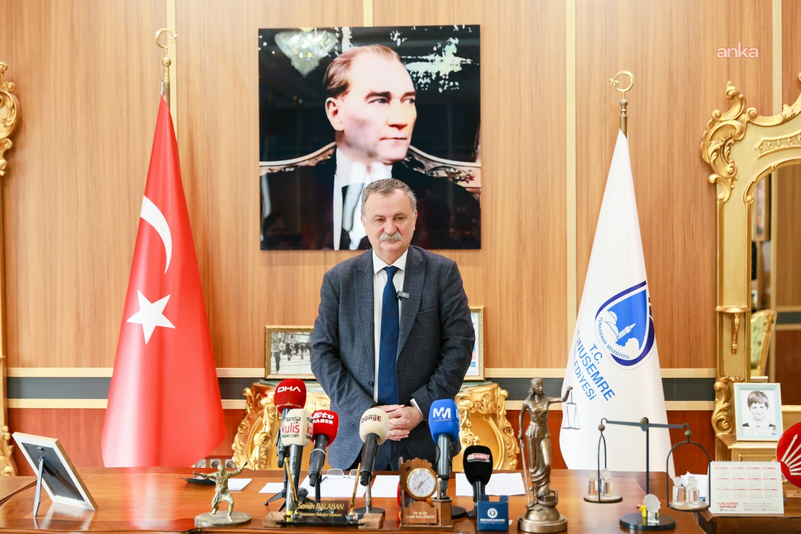 Yunusemre Belediye Başkanı Balaban, belediye çalışmalarını kamuoyu ile paylaştı