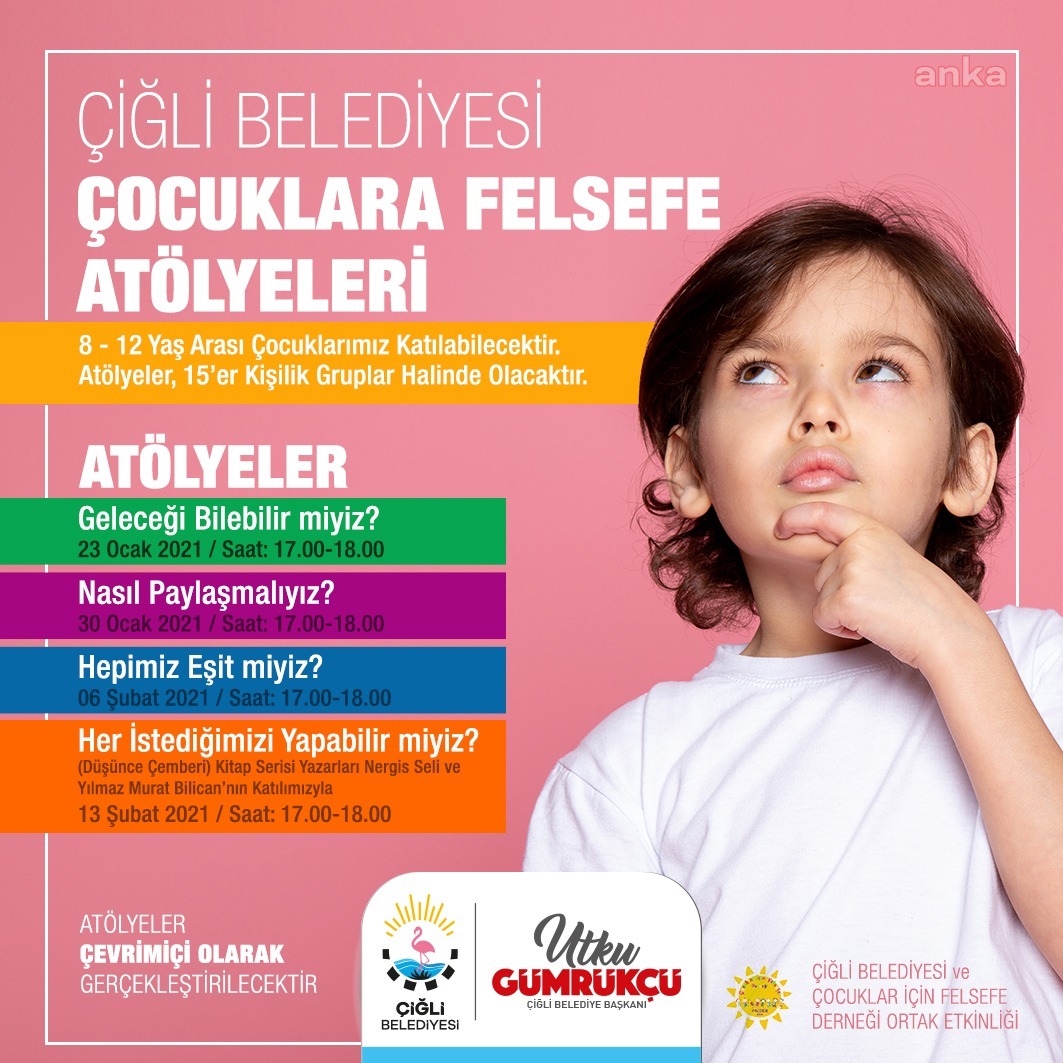 ÇİĞLİLİ ÇOCUKLAR, FELSEFE ATÖLYESİNDE BULUŞUYOR