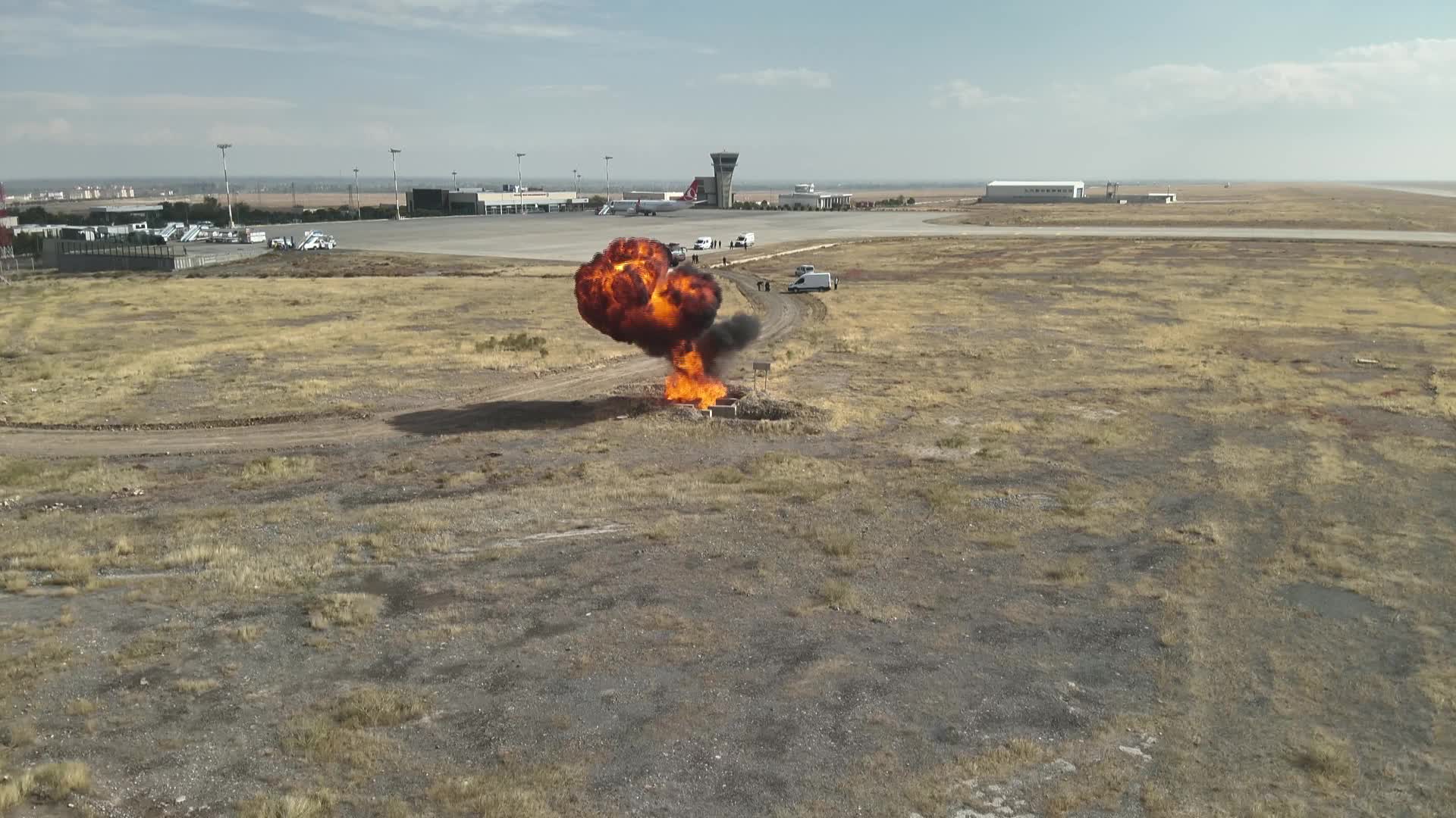 Iğdır Havalimanı’nda "bomba ihbarı" tatbikatı