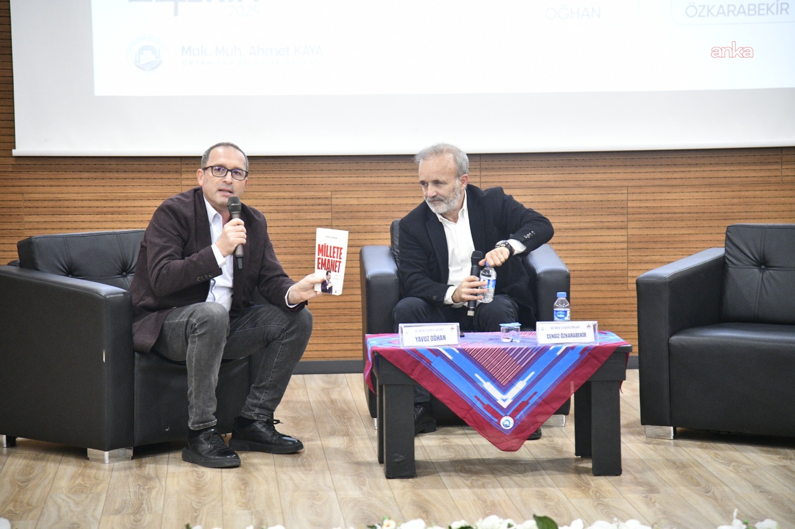 Yavuz Oğhan, Ortahisar Yazar Buluşmaları’nda "Millete Emanet" kitabını anlattı