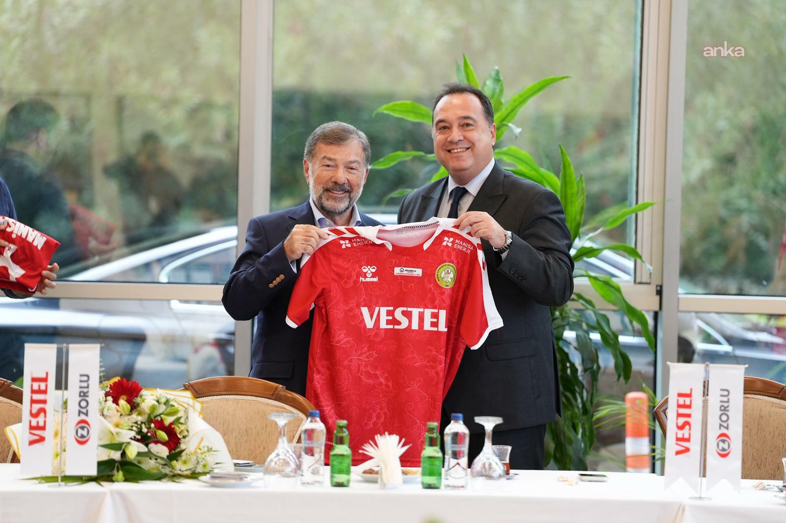 Manisa Büyükşehir Belediye Başkanı Dutlulu'dan Kadın Voleybol Takımı sponsoru Vestel'e ziyaret