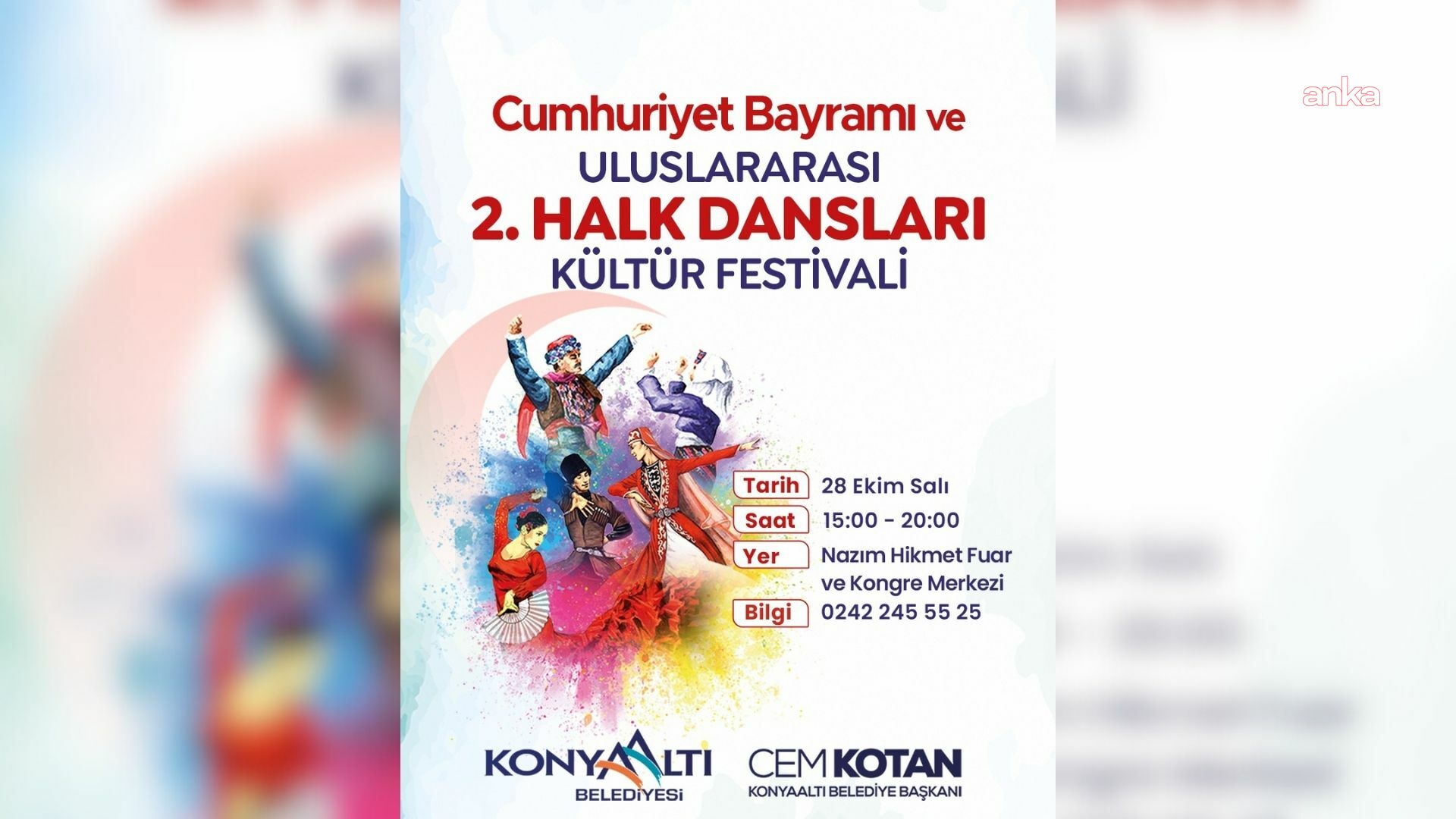 Konyaaltı’nda Cumhuriyet coşkusu halk danslarıyla yaşanacak