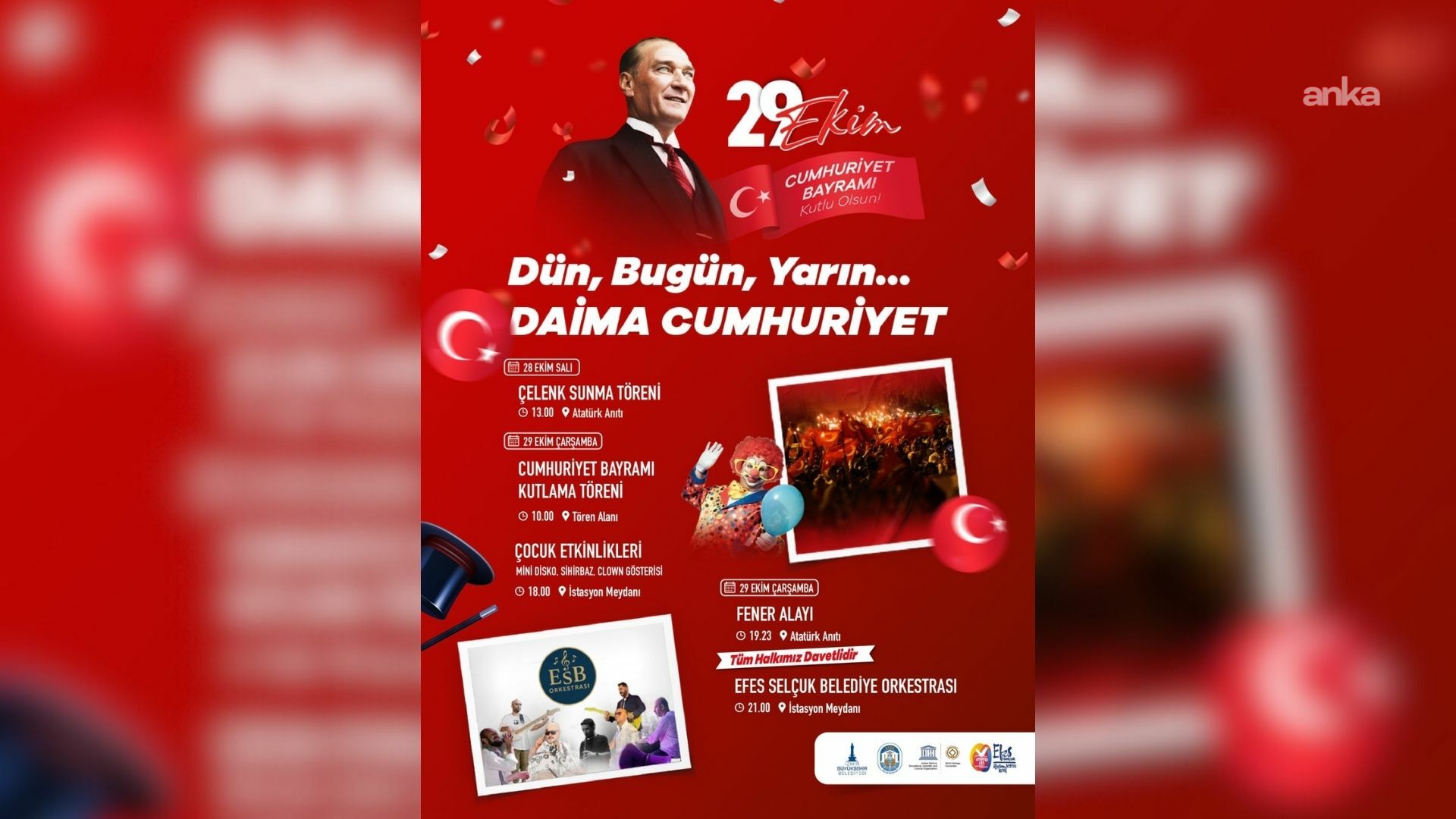 Efes Selçuk’u Cumhuriyet coşkusu saracak