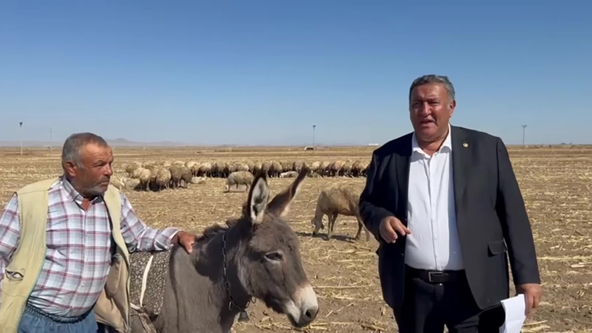 CHP'li Gürer’in dinlediği üretici Adem Akgümüş: "1996’da ben 6 nüfustum, bir inekle geçiniyordum. Şimdi 20 inek 150 koyunla zor geçiniyorum"