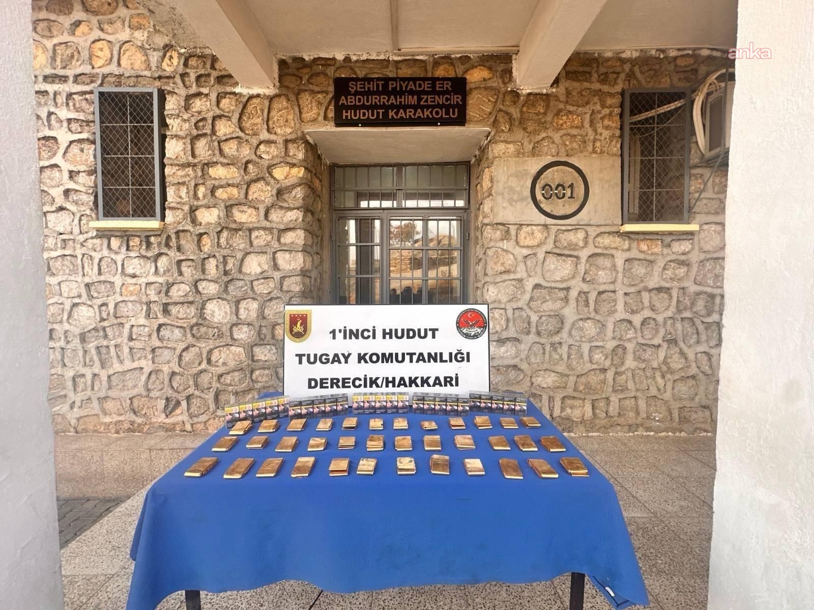Milli Savunma Bakanlığı: Hudut hattında kaçak altın ve sigara ele geçirildi