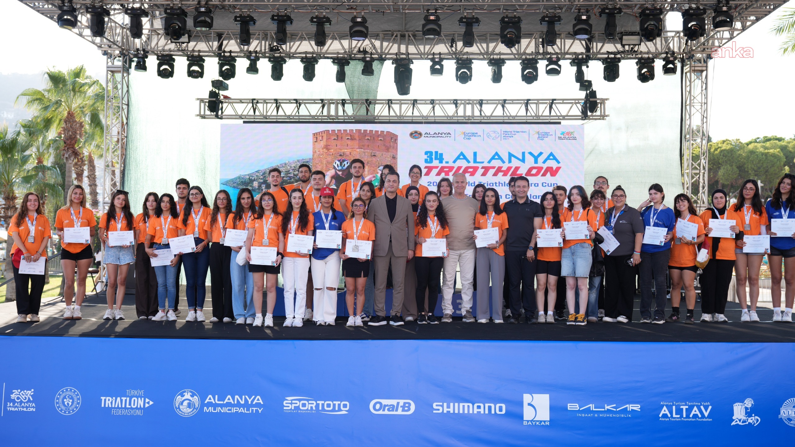 "34. Uluslararası Alanya Triatlonu" sona erdi
