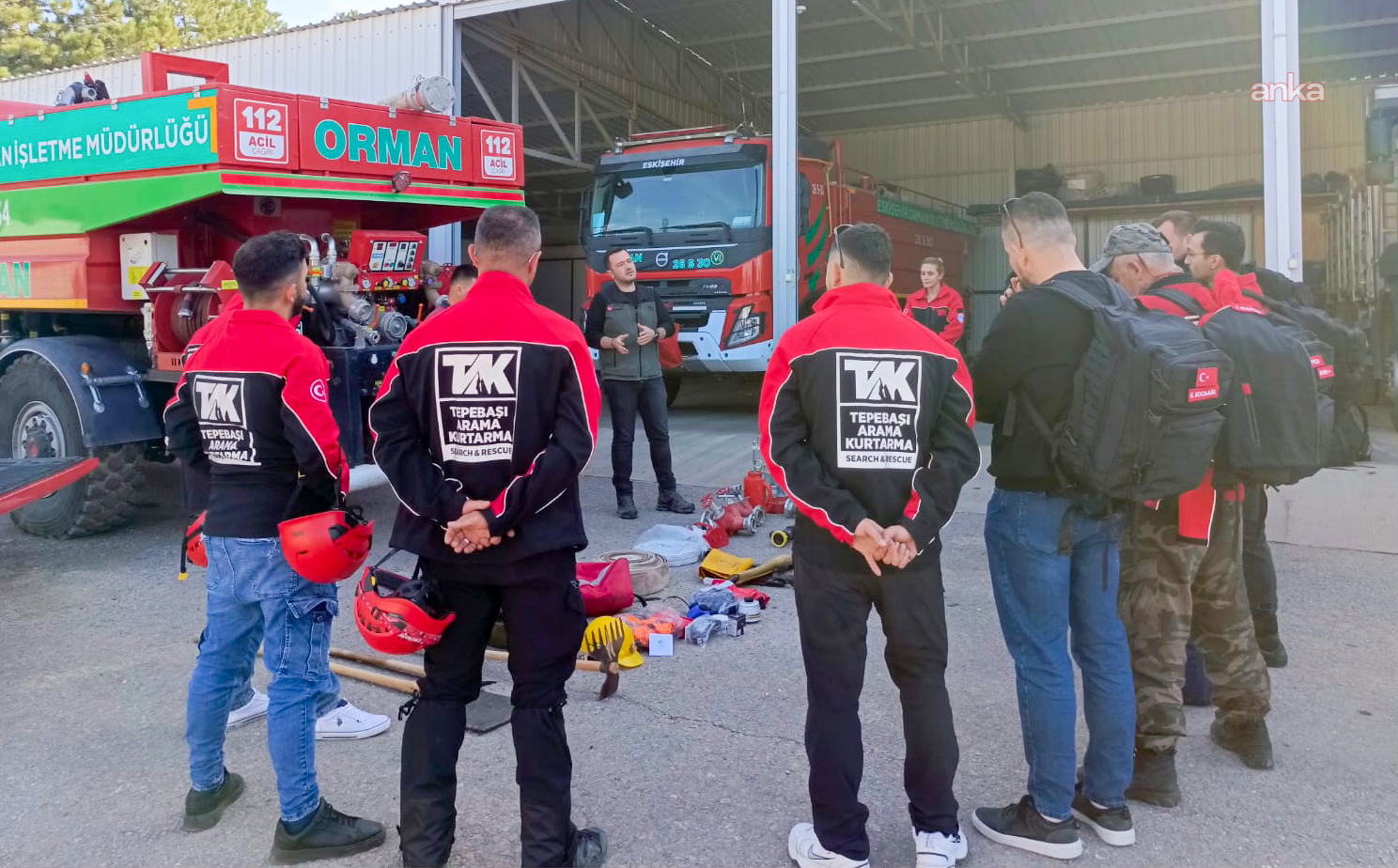 Tepebaşı Arama Kurtarma Ekibi eğitimlerini sürdürüyor