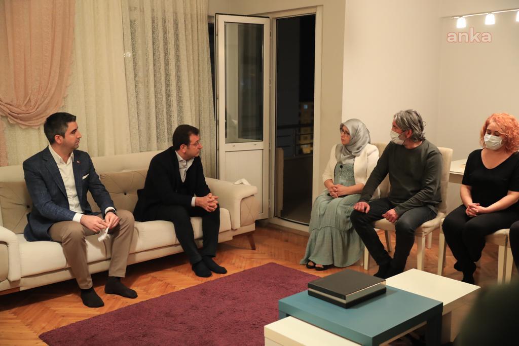 İMAMOĞLU,  HDP MİLLETVEKİLİ HÜDA KAYA'YA TAZİYE ZİYARETİNDE BULUNDU