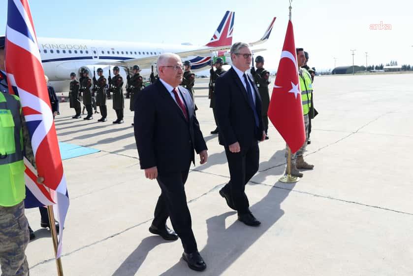 Milli Savunma Bakanı Güler, İngiltere Başbakanı Starmer’ı askeri törenle karşıladı
