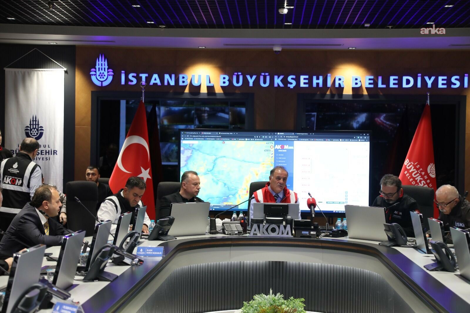 AKOM'da devam eden yağışla ilgili değerlendirme toplantısı