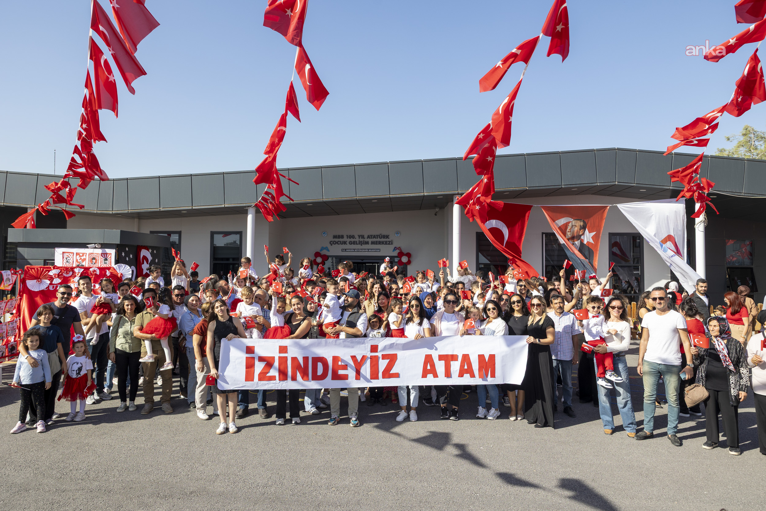 Mersin Büyükşehir Belediyesi Çocuk Gelişim Merkezleri'nde Cumhuriyet Bayramı coşkusu