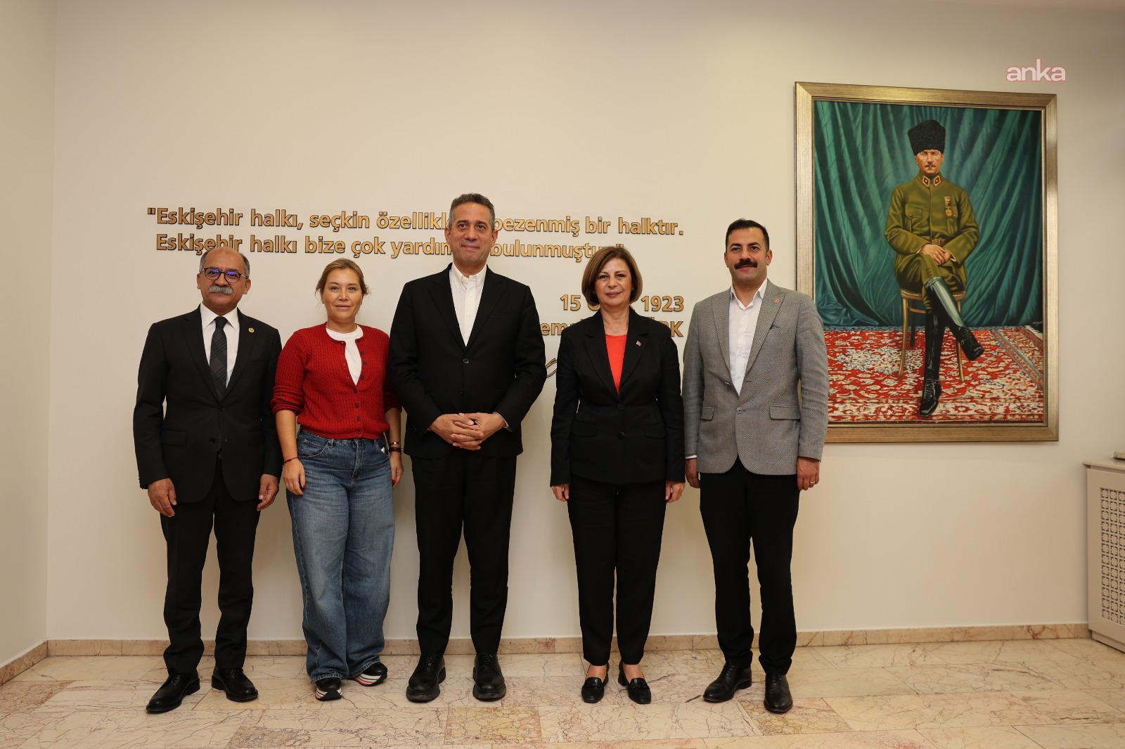 CHP Grup Başkanvekili Başarır'dan Eskişehir Büyükşehir Belediye Başkanı Ünlüce'ye ziyaret
