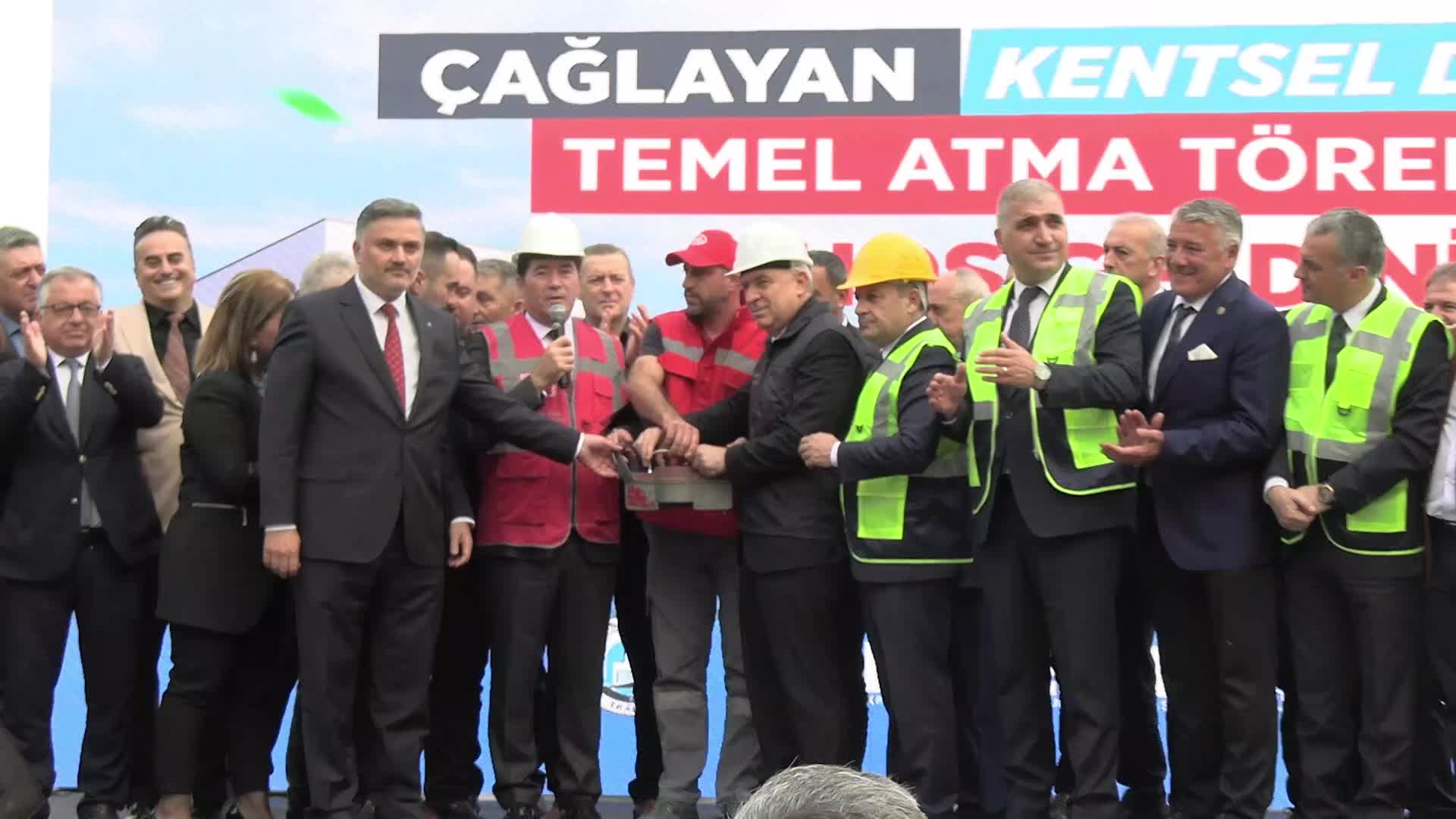 Trabzon'da Çağlayan Kentsel Dönüşüm Projesi'nin temeli törenle atıldı
