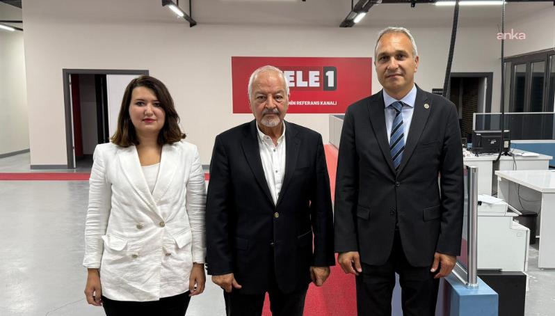CHP Genel Başkan Yardımcıları Gökçen ve Özçağdaş'tan TELE1'e dayanışma ziyareti