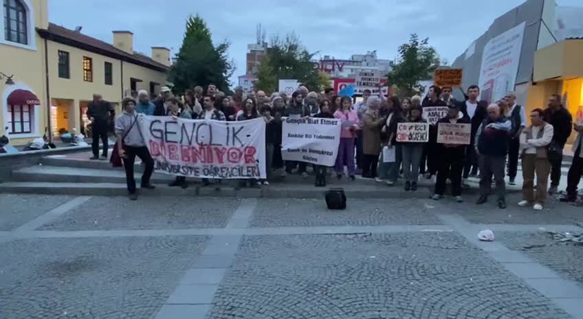 Samsun Emek ve Demokrasi Güçleri ve öğrencilerden "Geleceksizliğe ve açlığa hayır" eylemi