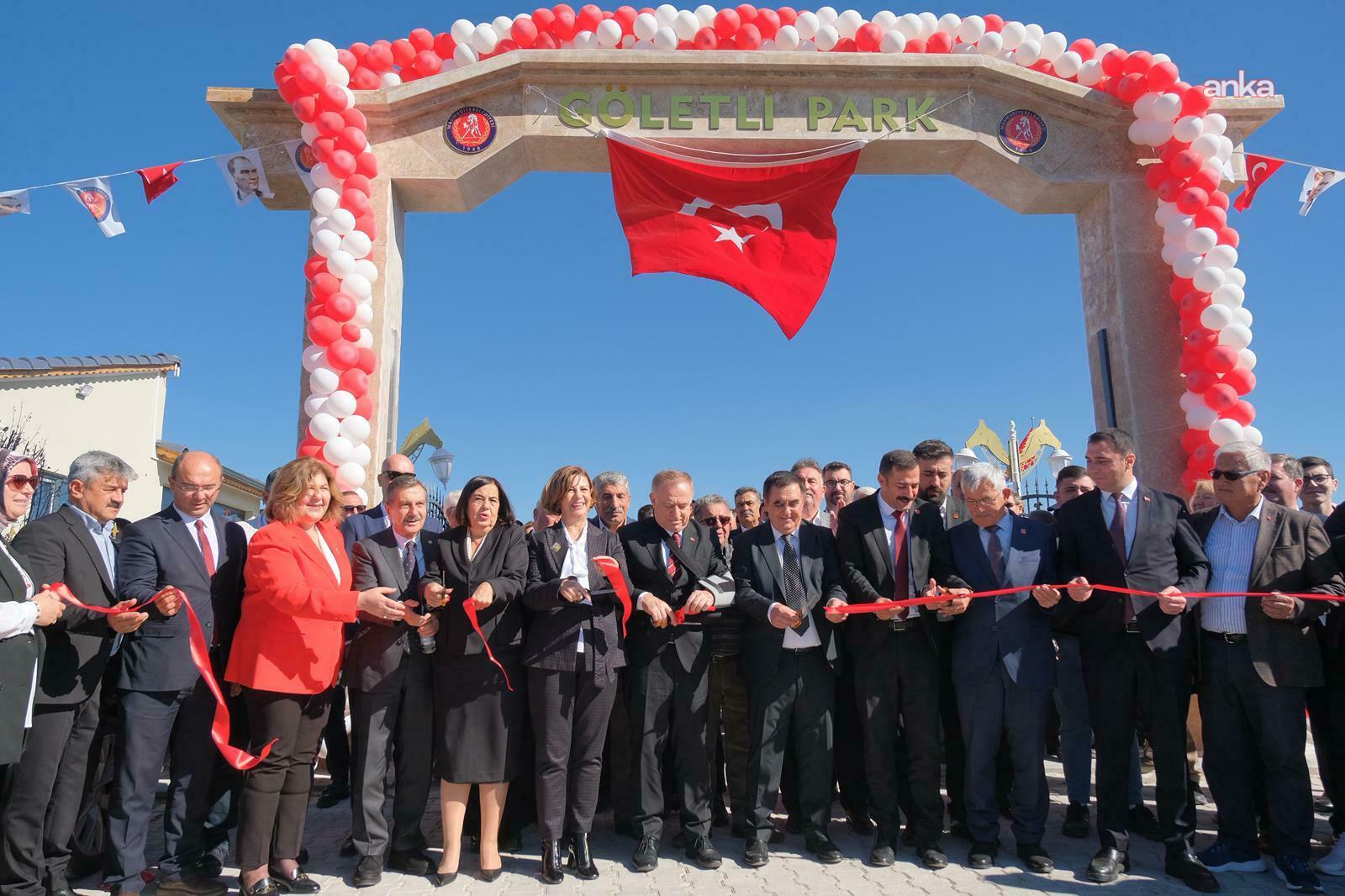 Mahmudiye’de Göletli Park, Cumhuriyet Bayramı'nda törenle hizmete açıldı