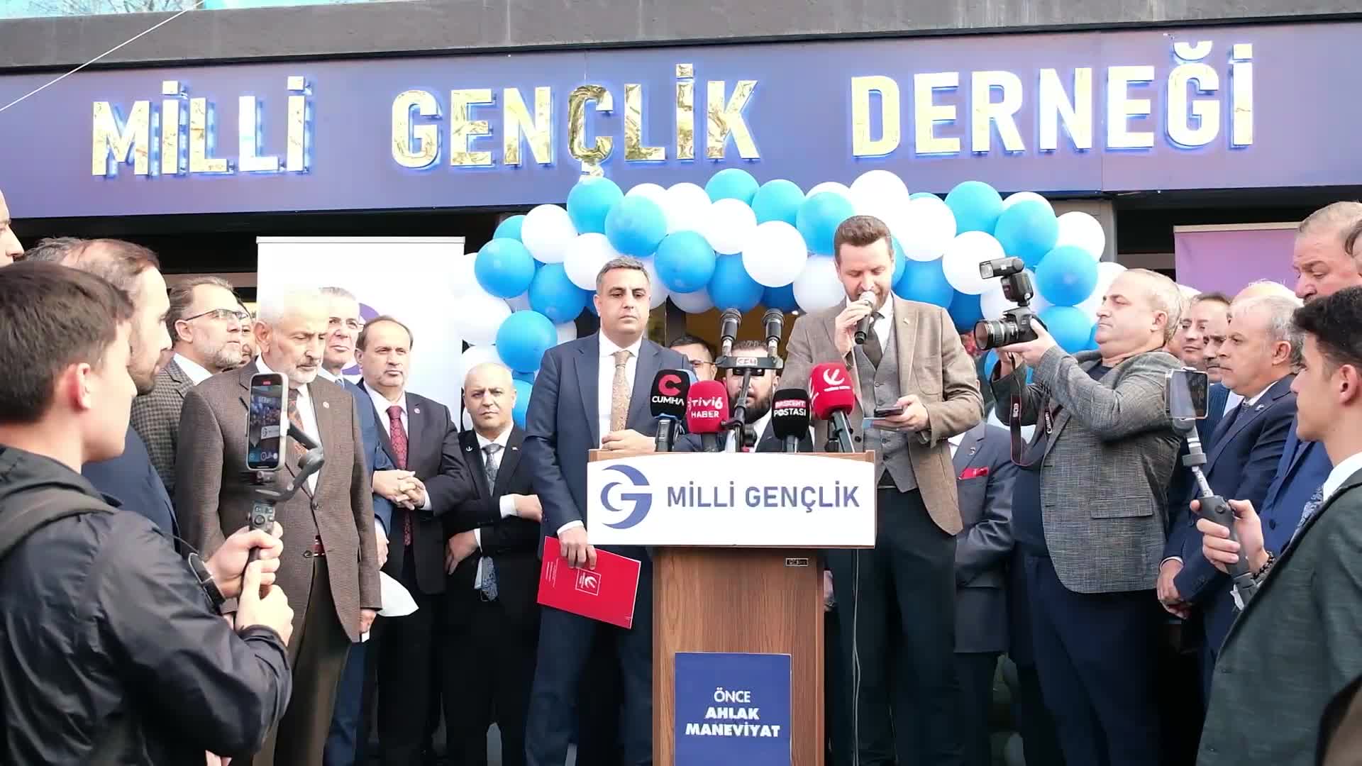 Milli Gençlik Derneği Genel Merkezi, Ankara'da Fatih Erbakan’ın katılımıyla açıldı