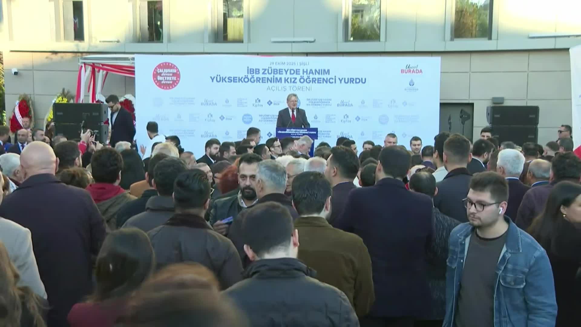 Yurt açılışına mesaj gönderen İmamoğlu: Gençlerimize dünyanın en ileri eğitim  imkanlarını sunmalıyız. Ama yetmez!